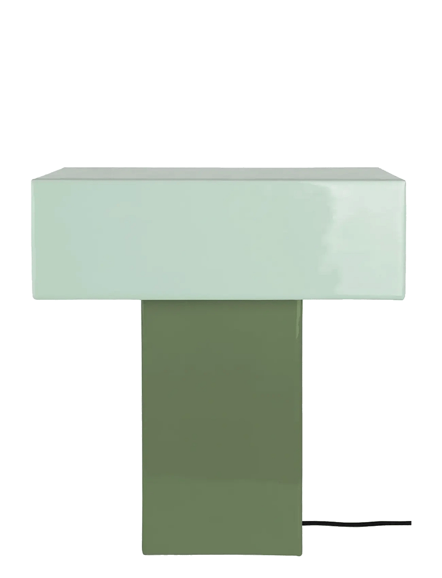 Leitmotiv - Table Lamp Grato Recto - schreibtisch- & tischlampen - jungle green and grayed jade - 2