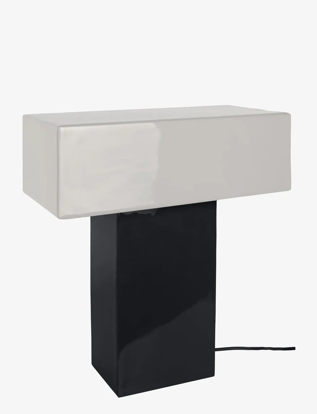 Leitmotiv - Table Lamp Grato Recto - laualambid - black and warm grey - 1
