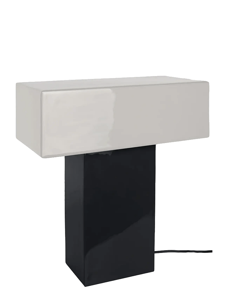 Leitmotiv - Table Lamp Grato Recto - laualambid - black and warm grey - 1