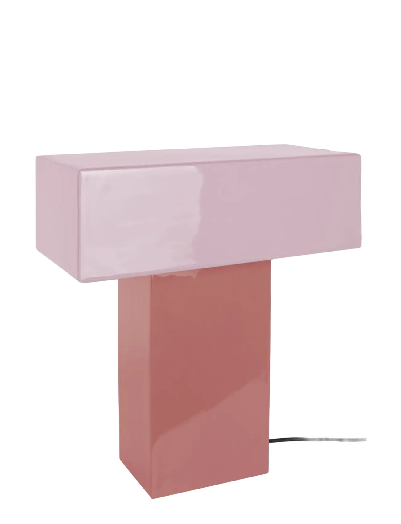 Leitmotiv Table Lamp Grato Recto, Bordlampe, Pink, Str: H35CM