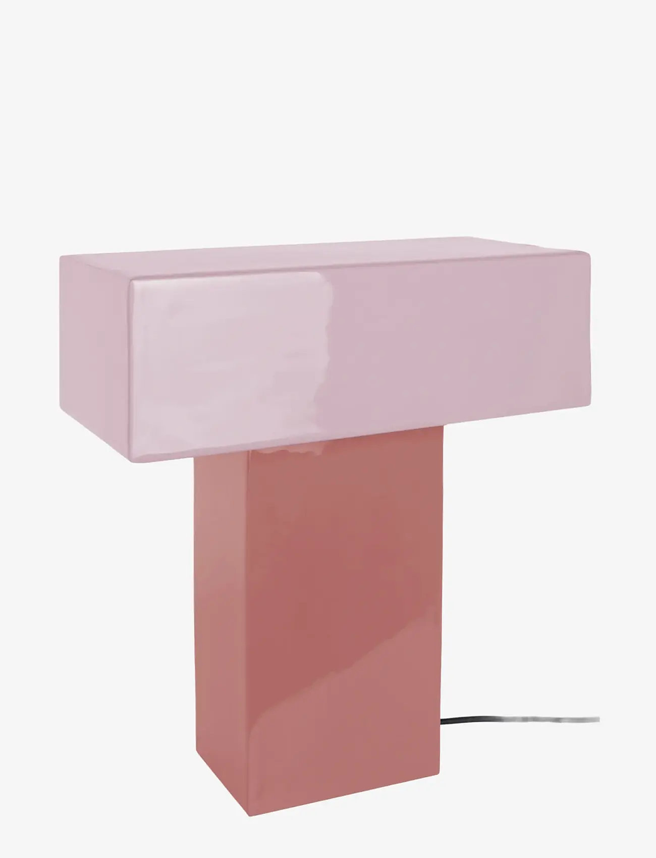 Leitmotiv - Table Lamp Grato Recto - laualambid - rose tan and soft pink - 1