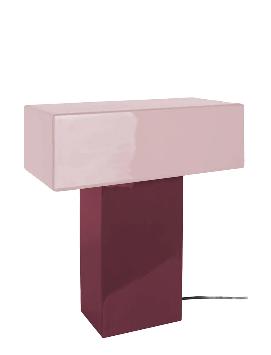 Leitmotiv - Table Lamp Grato Recto - schreibtisch- & tischlampen - purple - 0