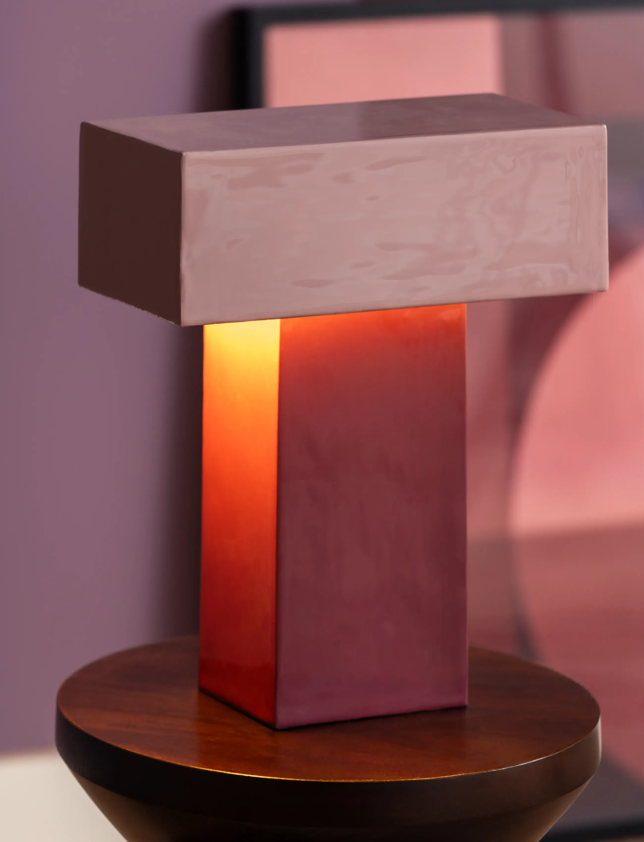 Leitmotiv - Table Lamp Grato Recto - bordlamper - purple - 3