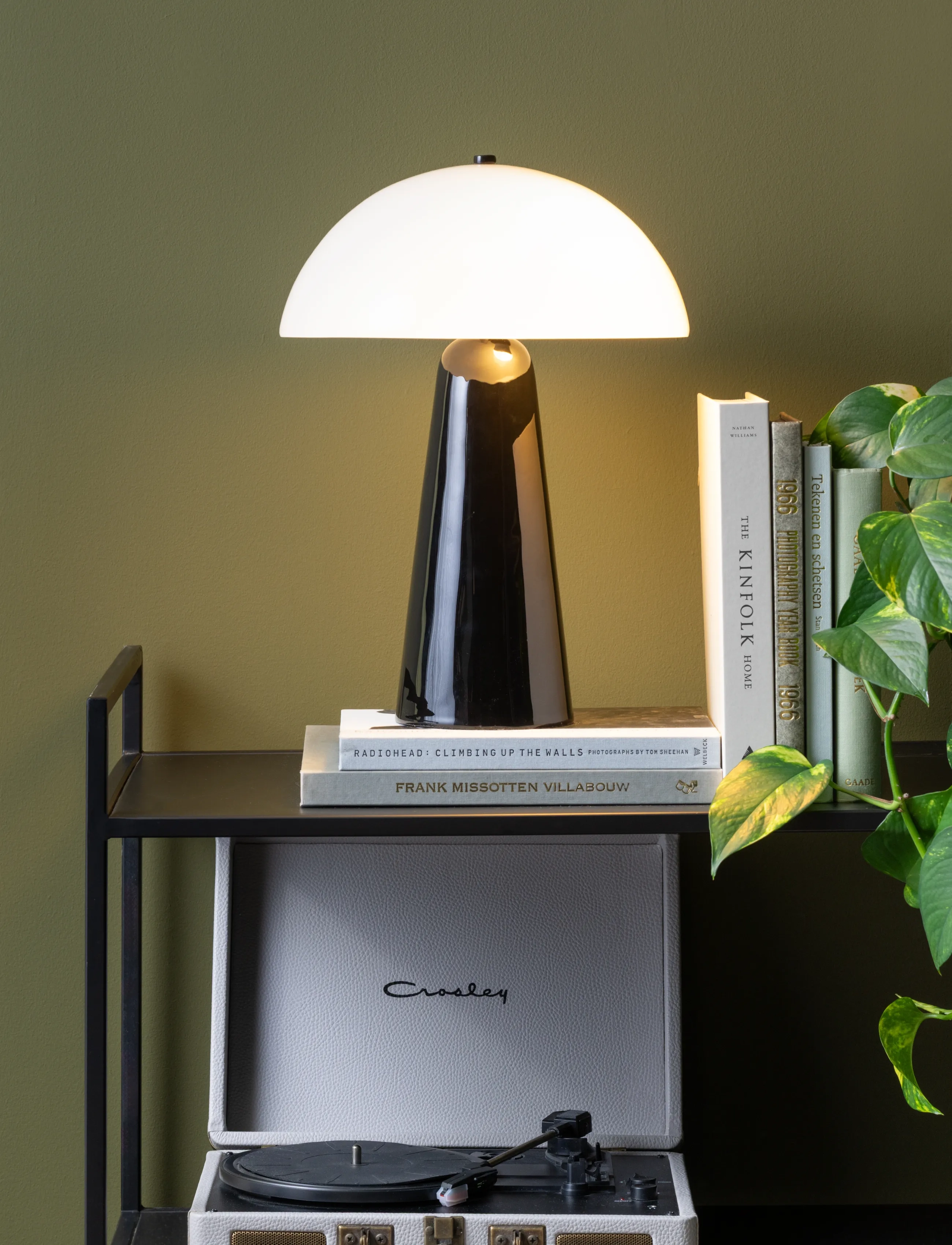 Leitmotiv Table Lamp Vidrio Centro, H42 cm, Lamps, Mehrfarbig/gemustert - Homeware