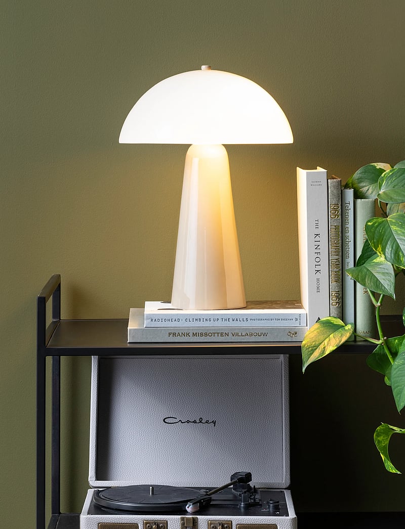 Leitmotiv - Table Lamp Vidrio Centro - schreibtisch- & tischlampen - warm grey - 0