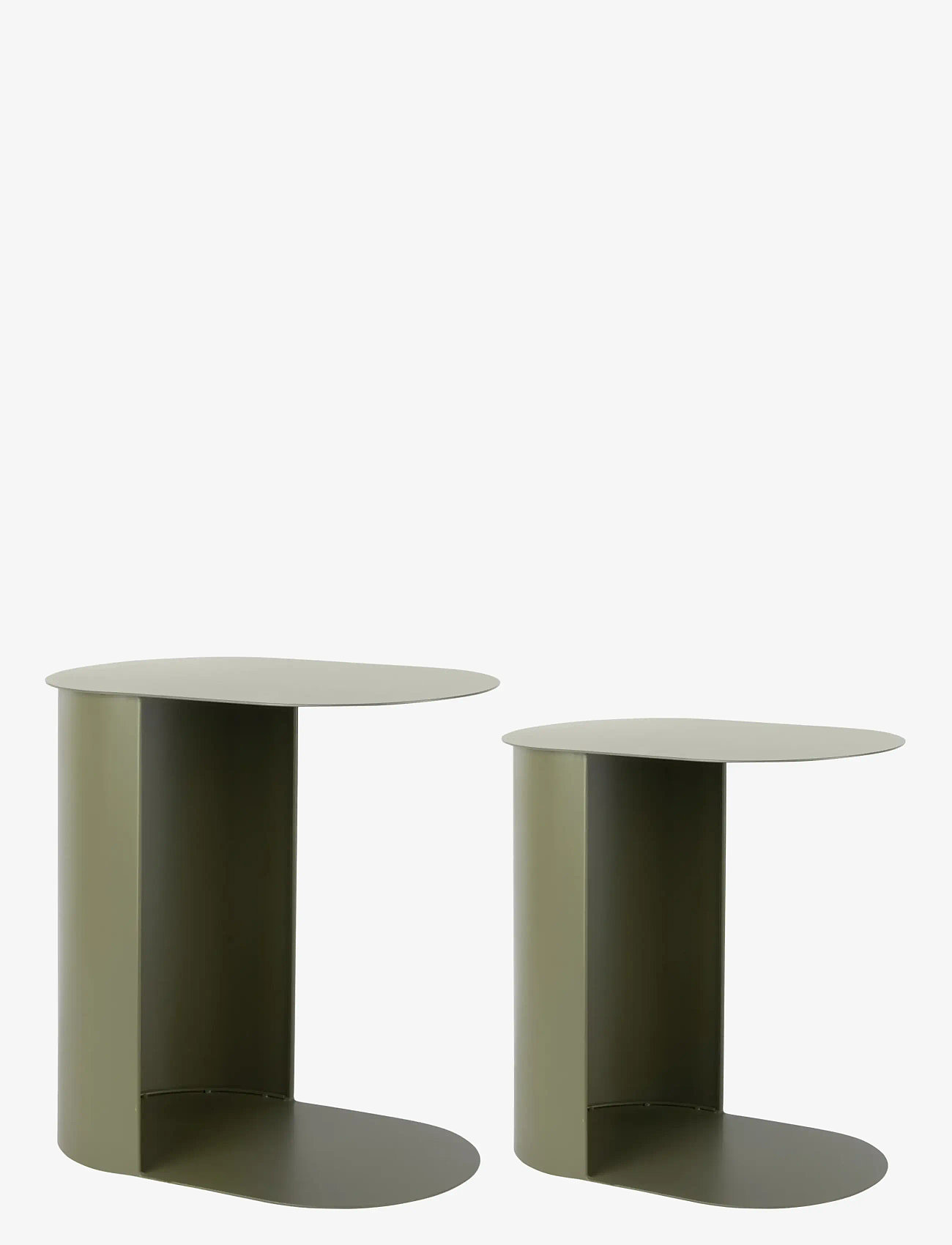 Leitmotiv - Side Table Set Riqueza Oval - sideborde og små borde - green - 1