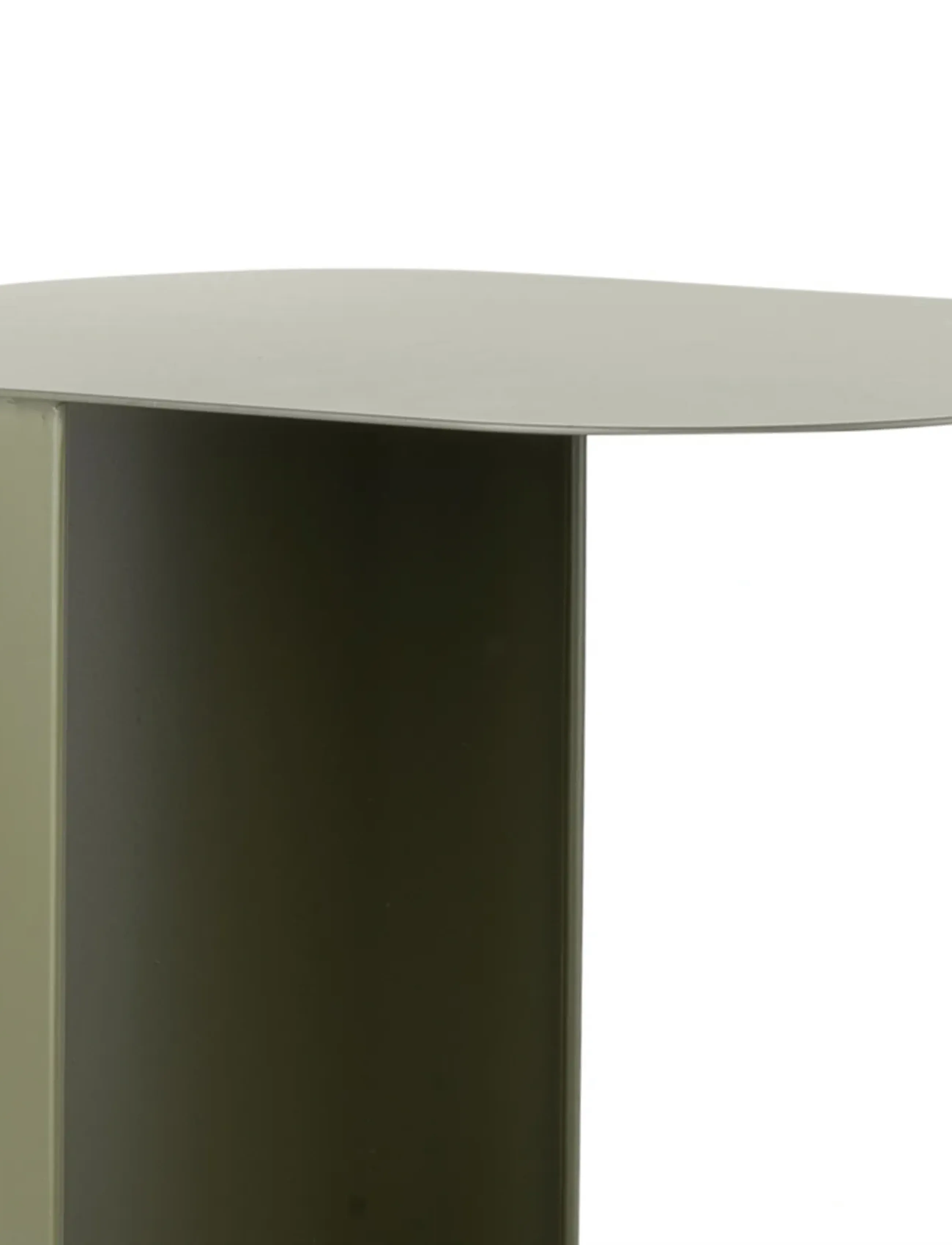 Leitmotiv - Side Table Set Riqueza Oval - sideborde og små borde - green - 2