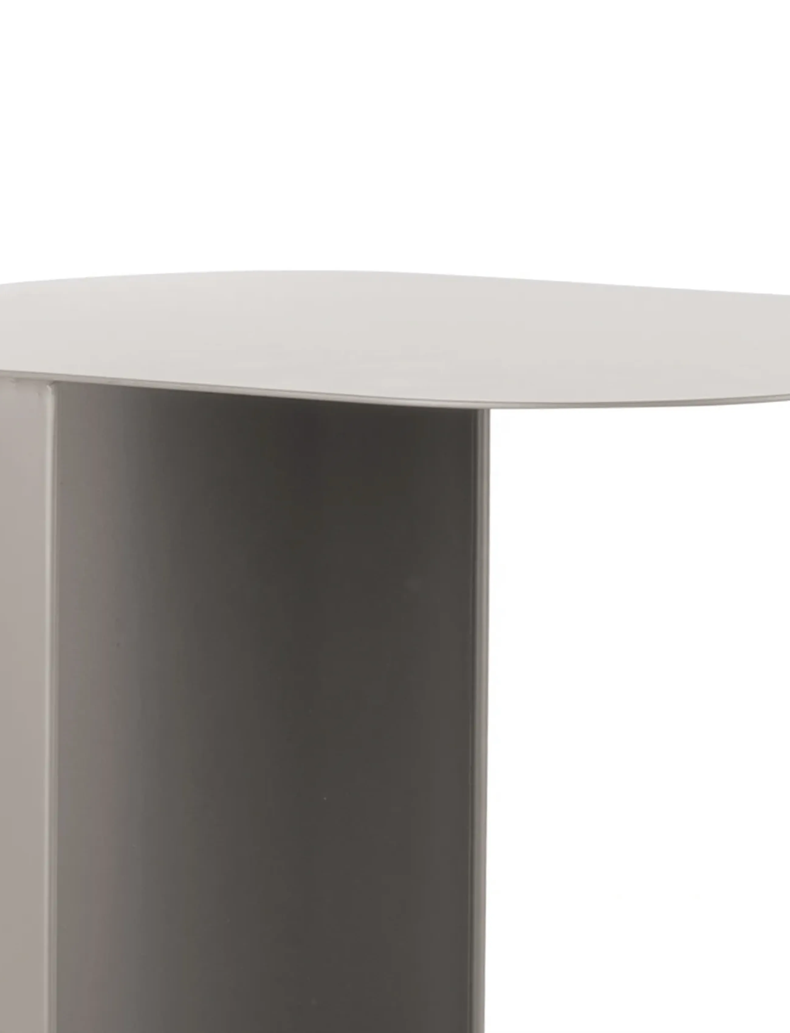 Leitmotiv - Side Table Set Riqueza Oval - sideborde og små borde - grey - 2