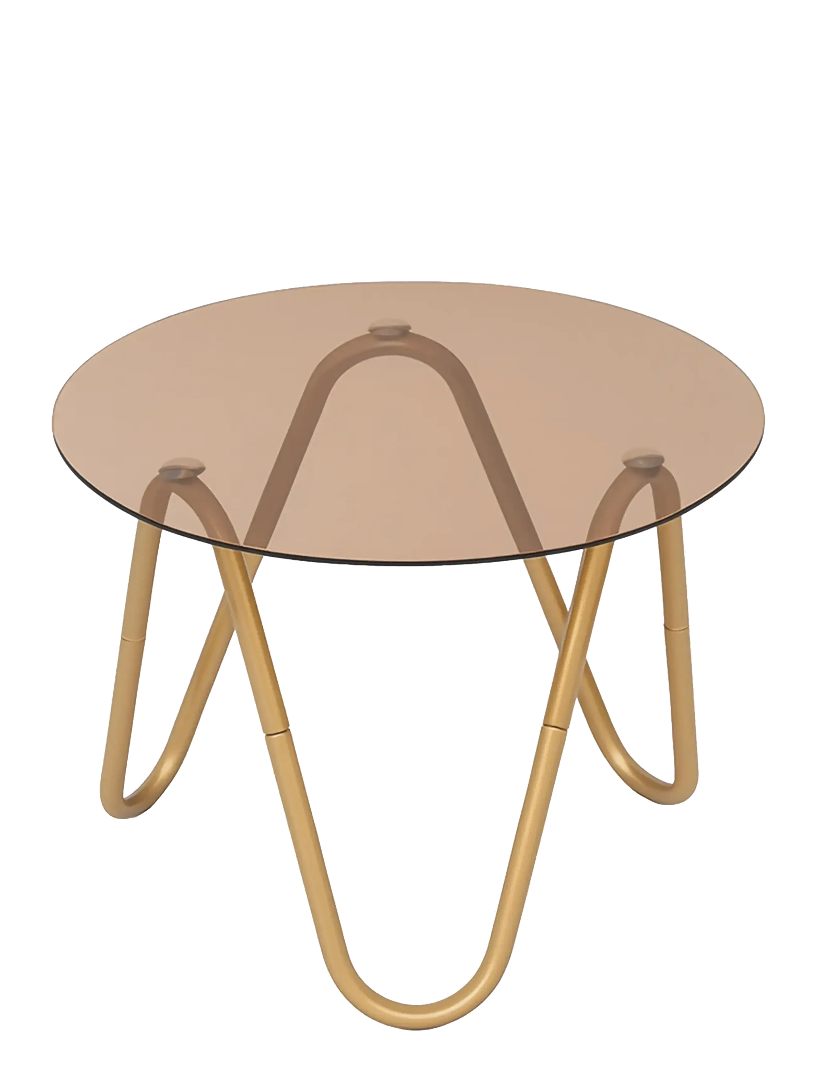 Leitmotiv Side Tabel Ventana Round, Ø 50 cm, Brown, Borde > Sideborde Og Små Borde, Unisex