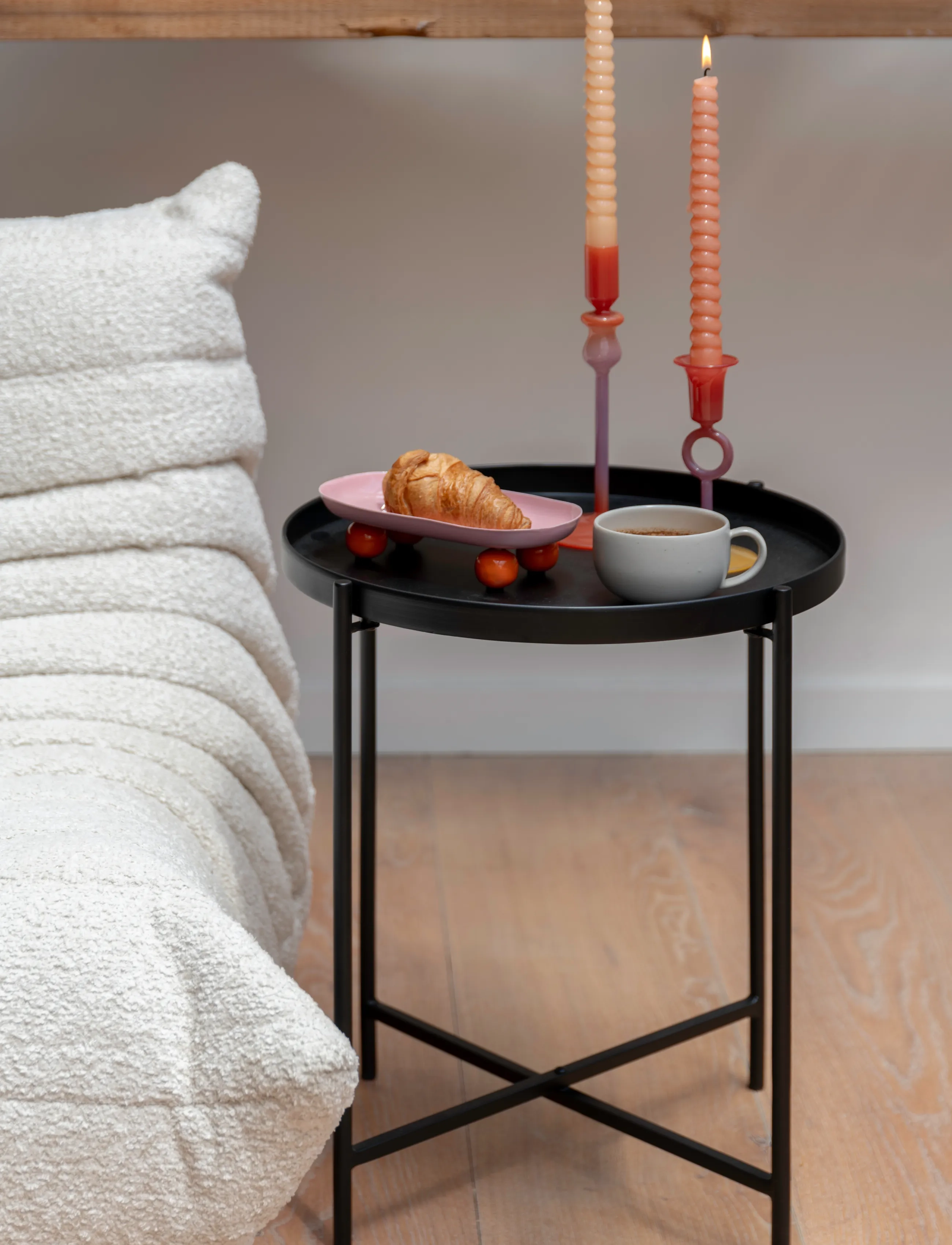 Leitmotiv - Side Table Meseta - sidobord & småbord - black - 2