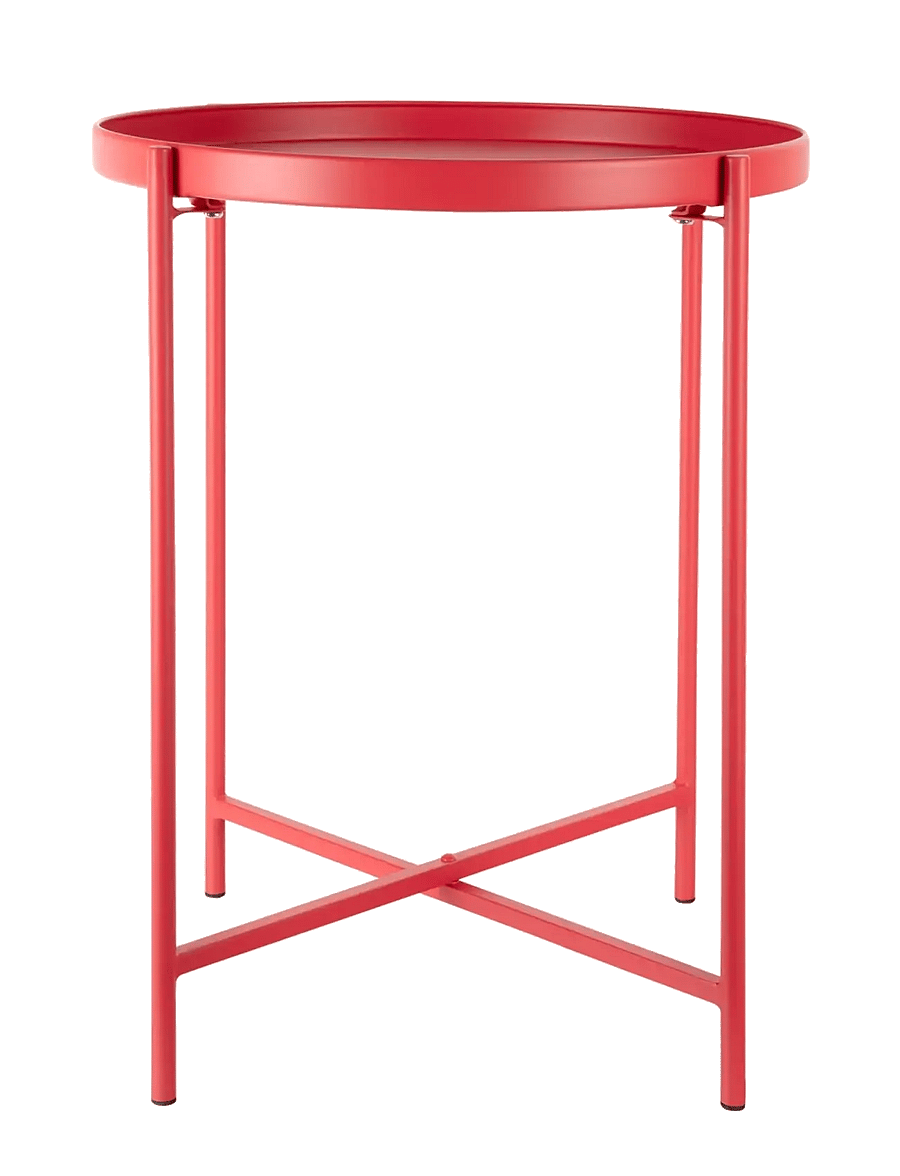 Leitmotiv - Side Table Meseta - beistelltische & kleine tische - bright red - 1