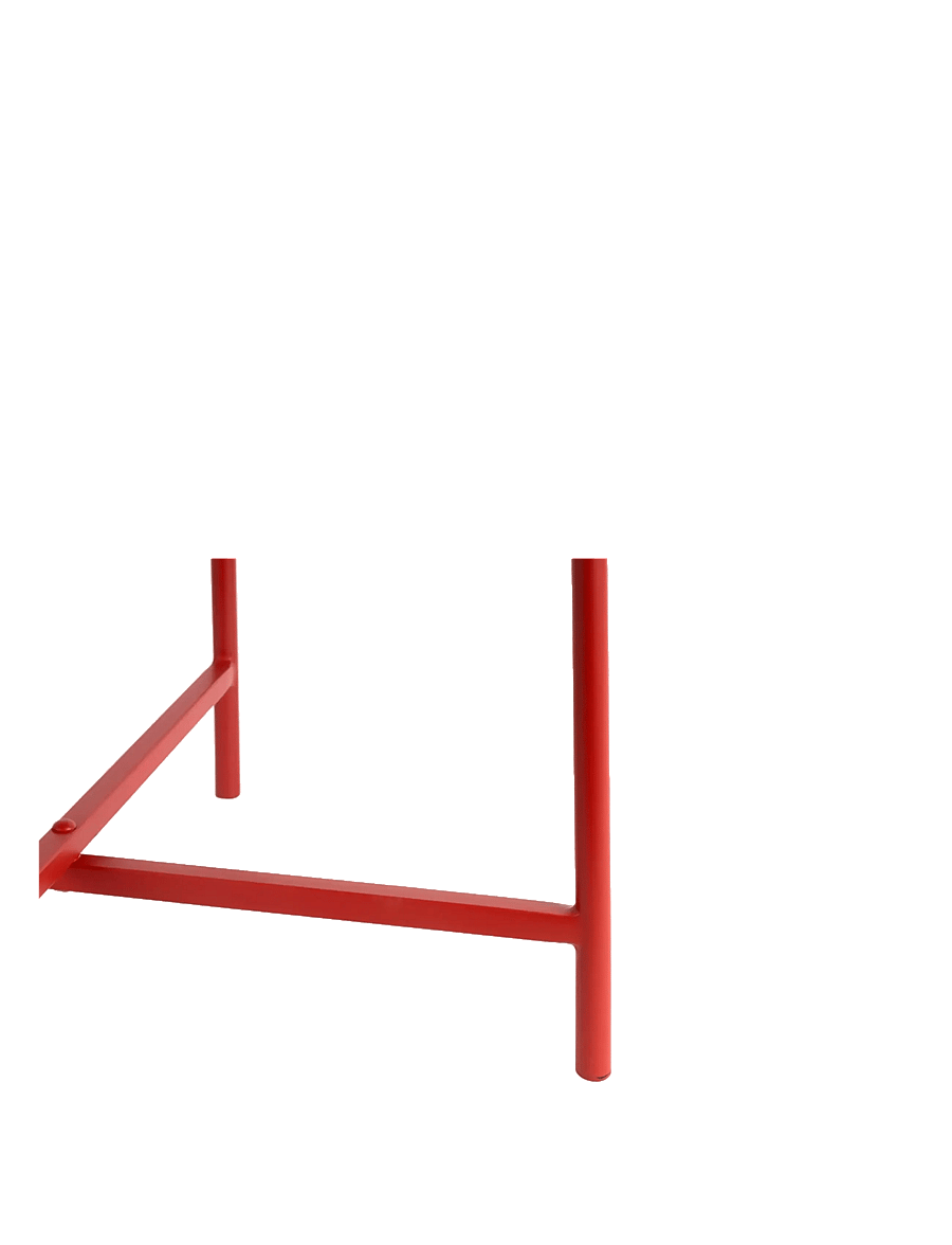 Leitmotiv - Side Table Meseta - beistelltische & kleine tische - bright red - 2