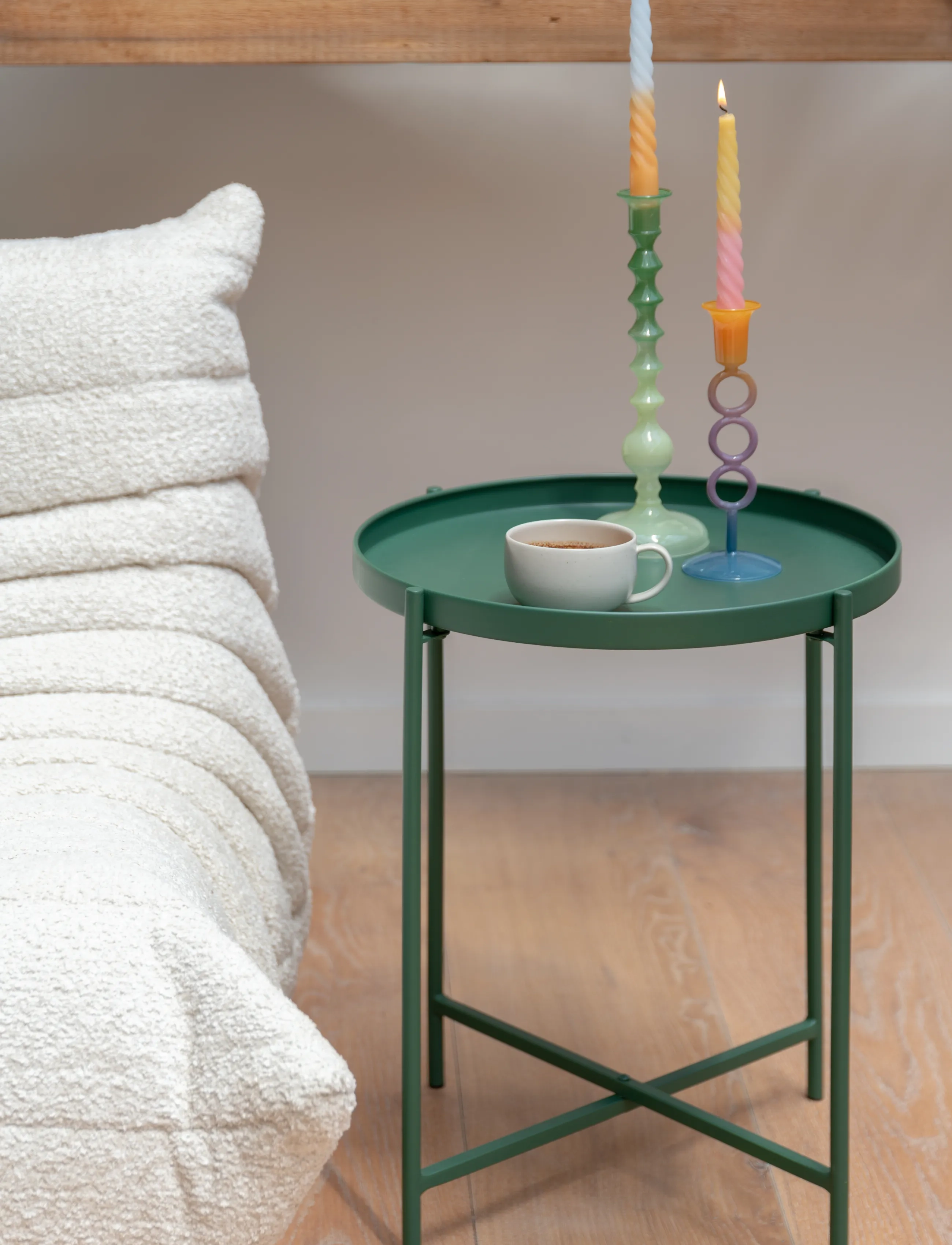 Leitmotiv Side Table Meseta, H49 cm, Tables, Grün - Tables & Small Homeware