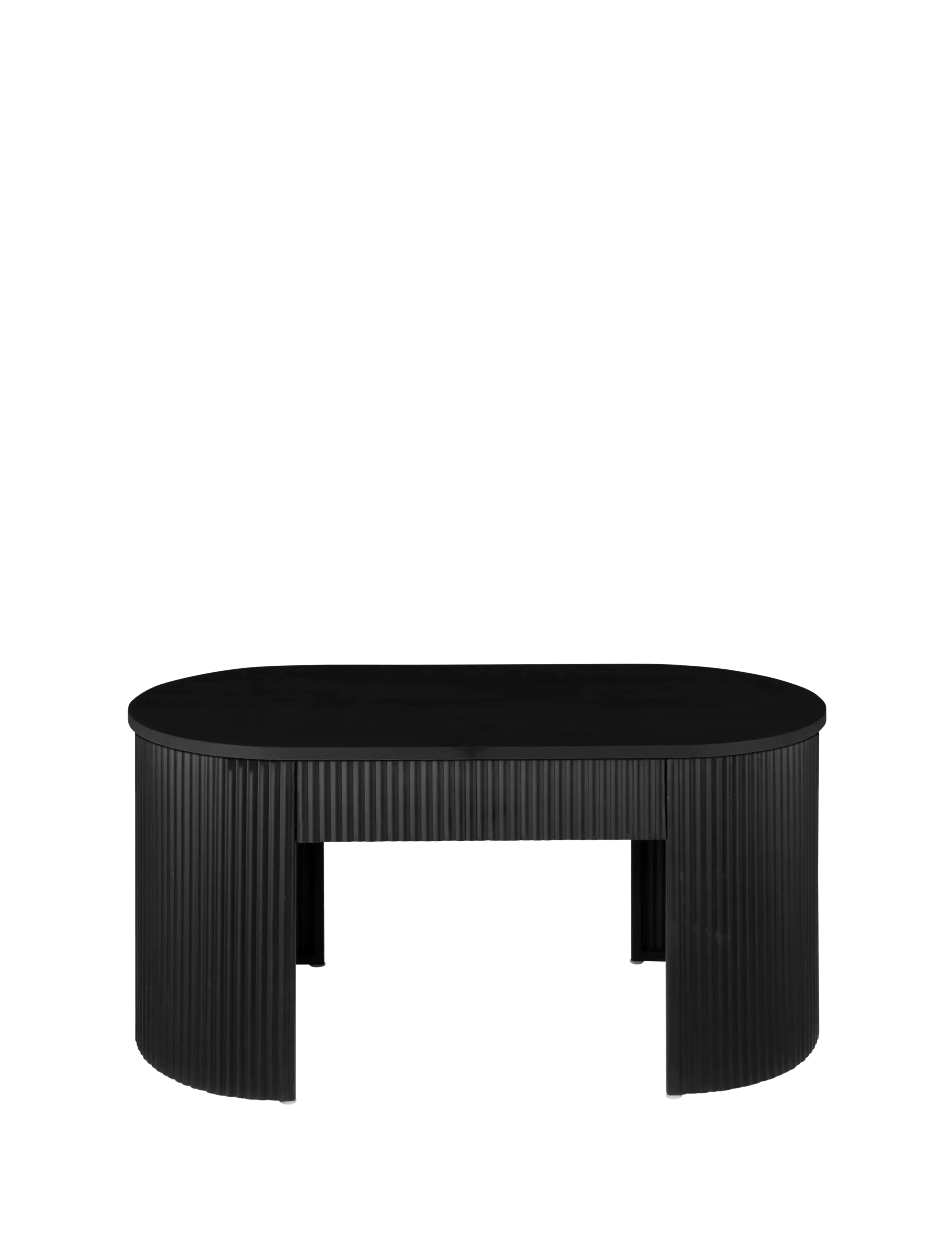 Leitmotiv Bench Estriado, Taburet og bænk, Sort, Str: H42CM