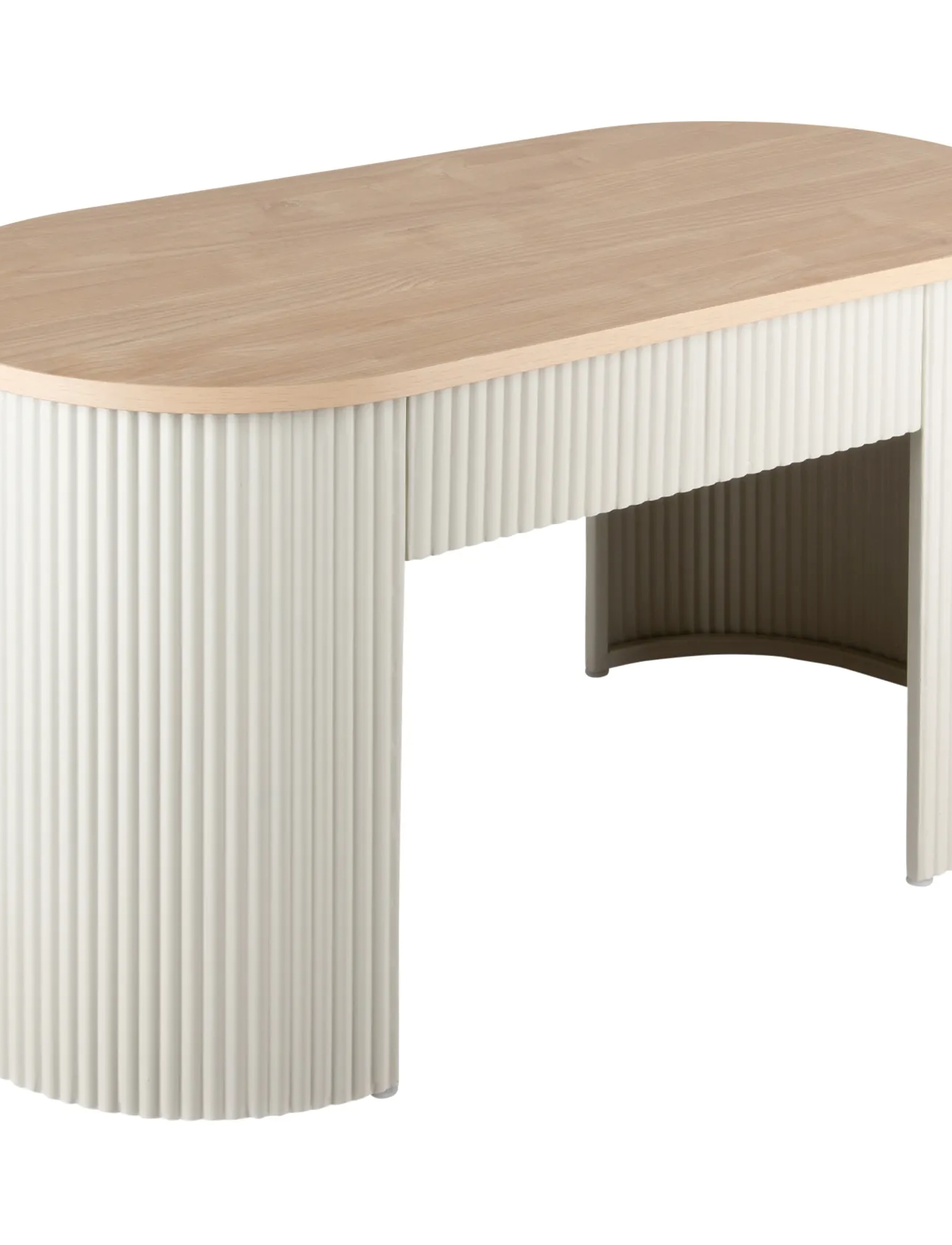 Leitmotiv Bench Estriado, H42 cm, Chairs & Stools, Braun - Stools Benches, Homeware
