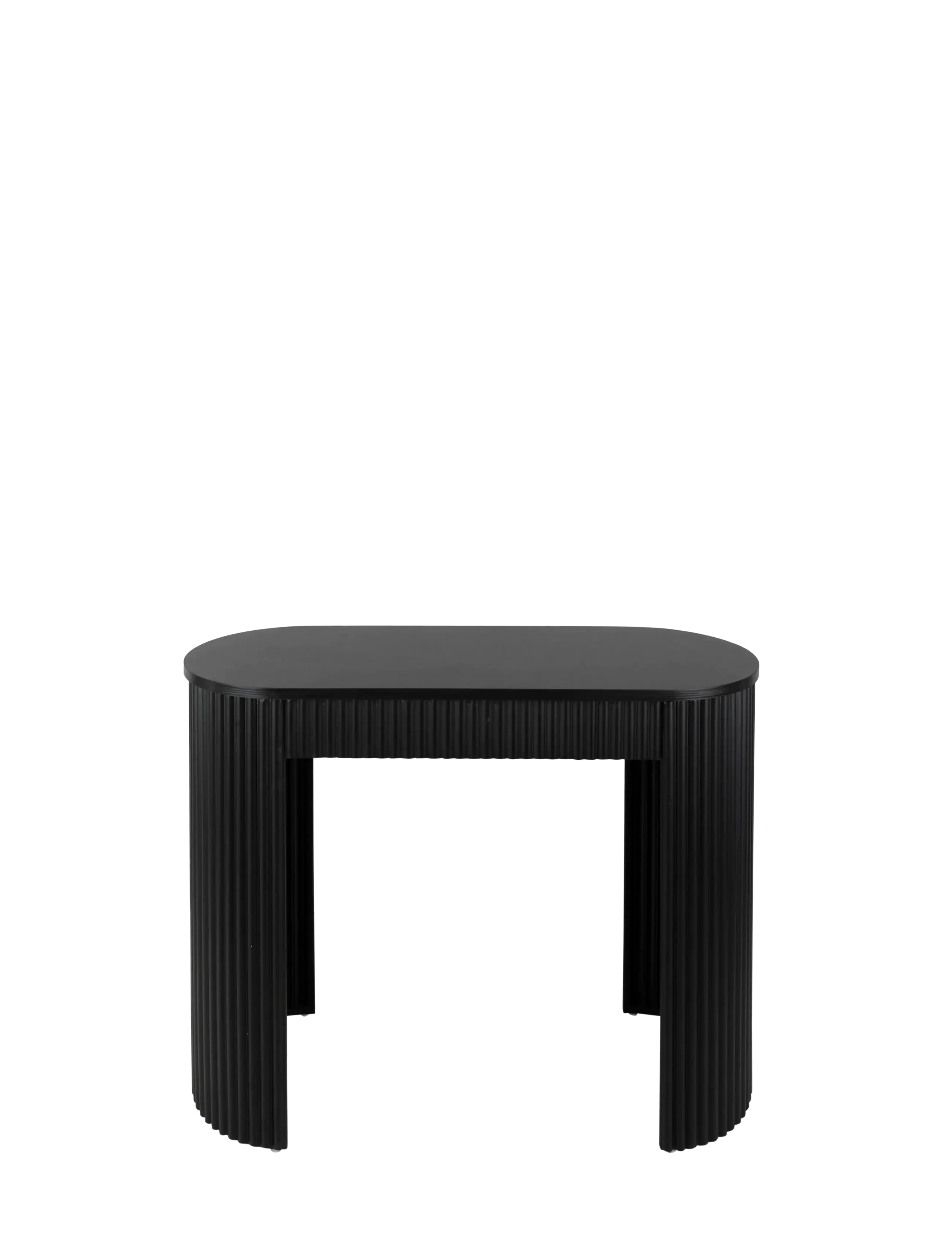Leitmotiv Console Table Estriado, Taburet og bænk, Sort, Str: H76.5CM