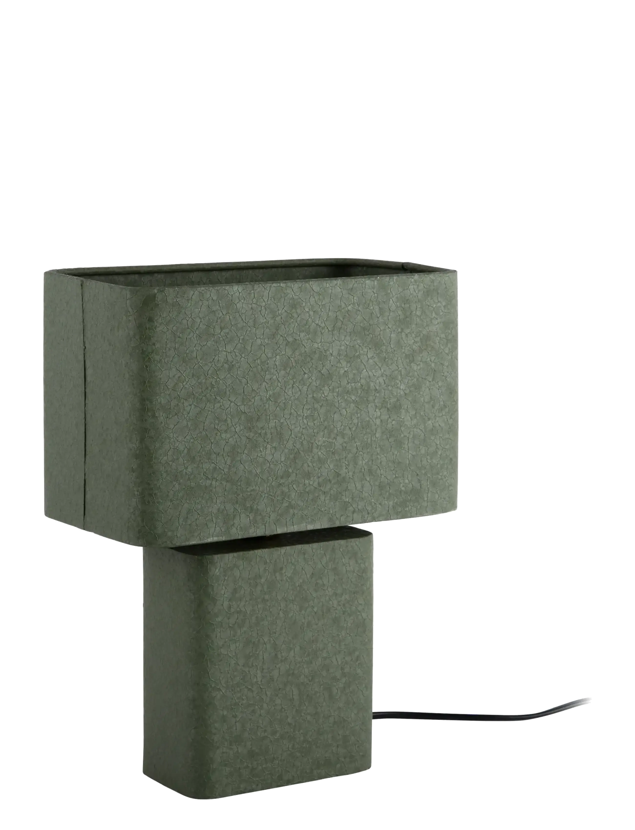 Leitmotiv Table Lamp Boaz Recto, Bordlampe, Kakigrøn, Str: H33CM