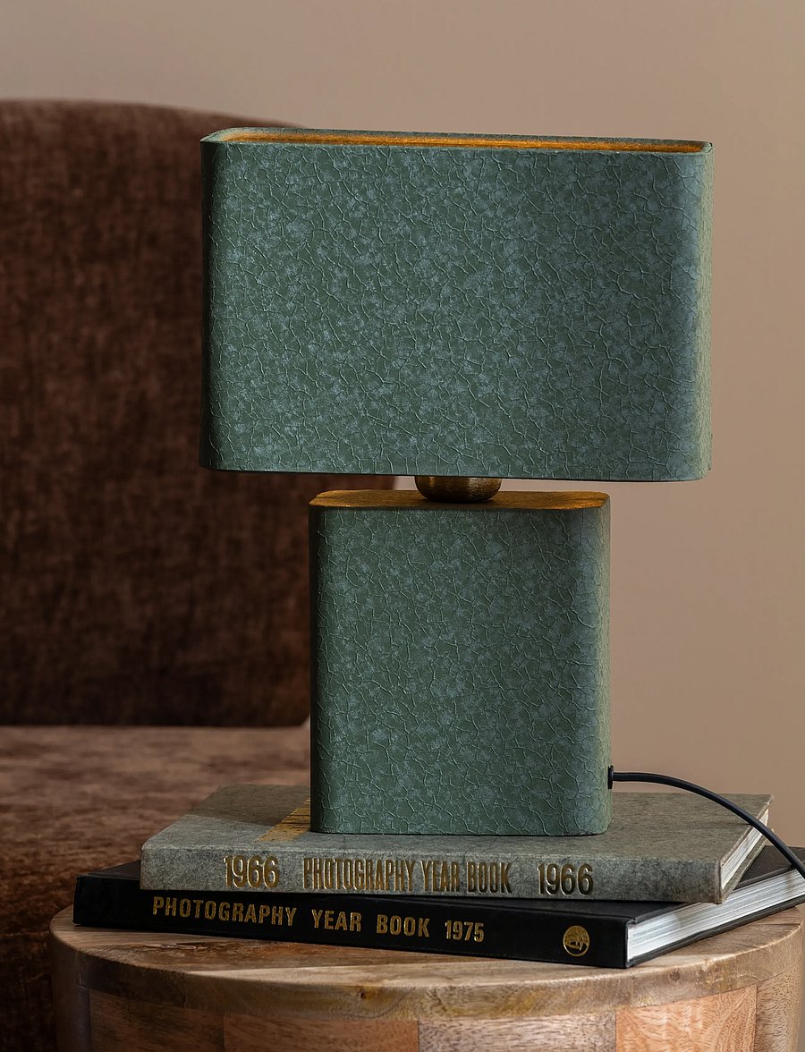 Leitmotiv - Table Lamp Boaz Recto - bordlamper - green - 0