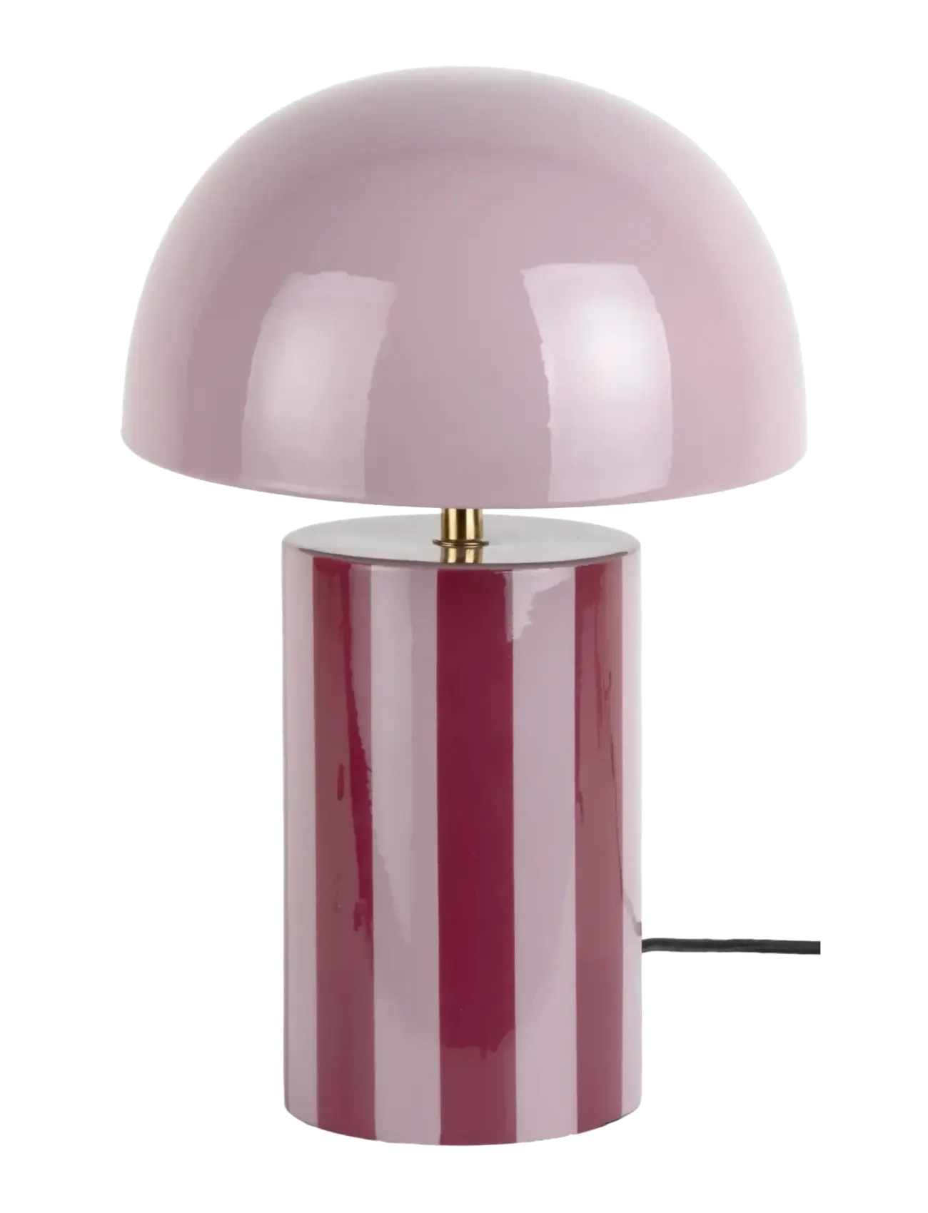 Leitmotiv Table Lamp Rayado, H34 cm, Lamps, Rosa - Homeware