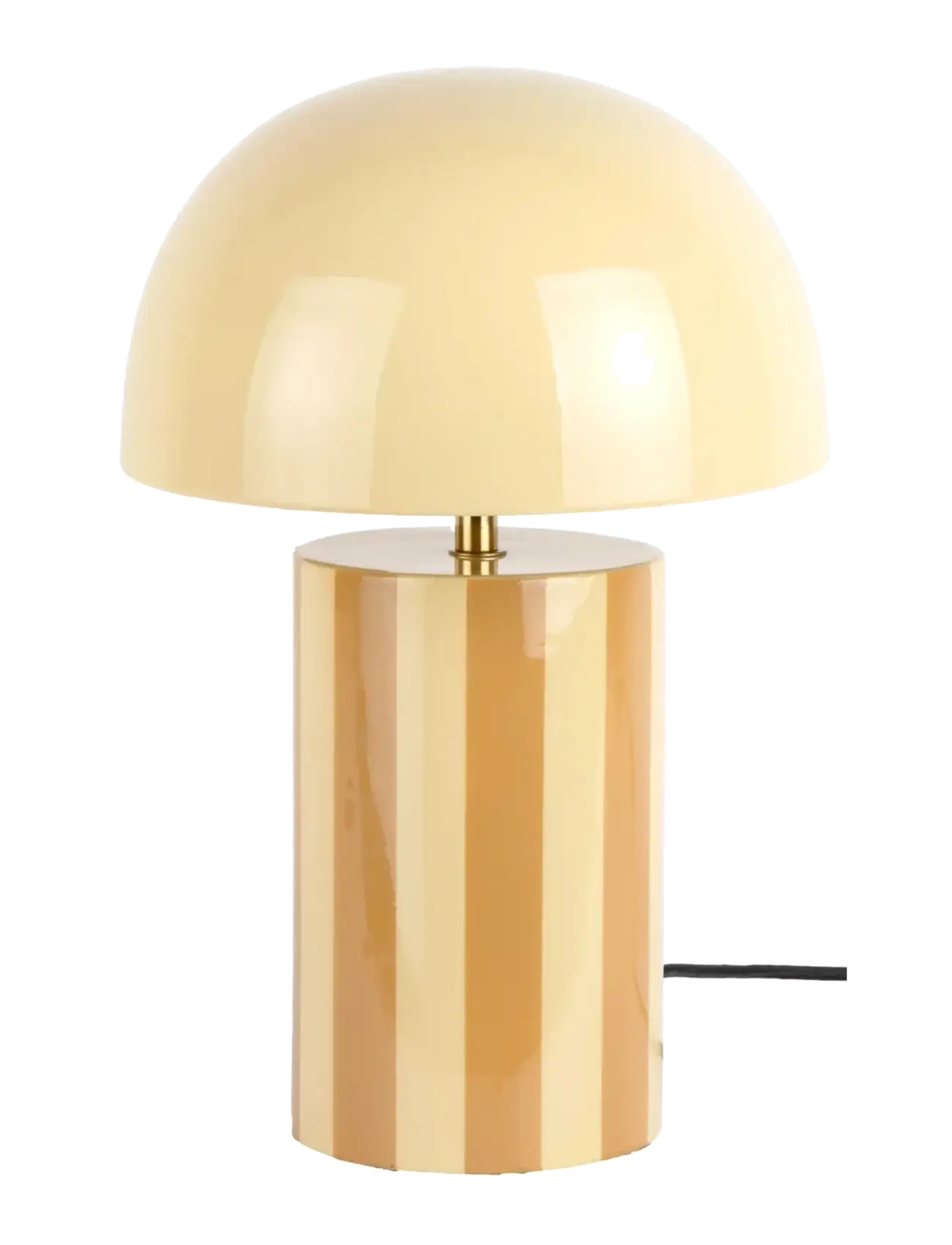Leitmotiv Table Lamp Rayado, H34 cm, Lamps, Creme - Homeware