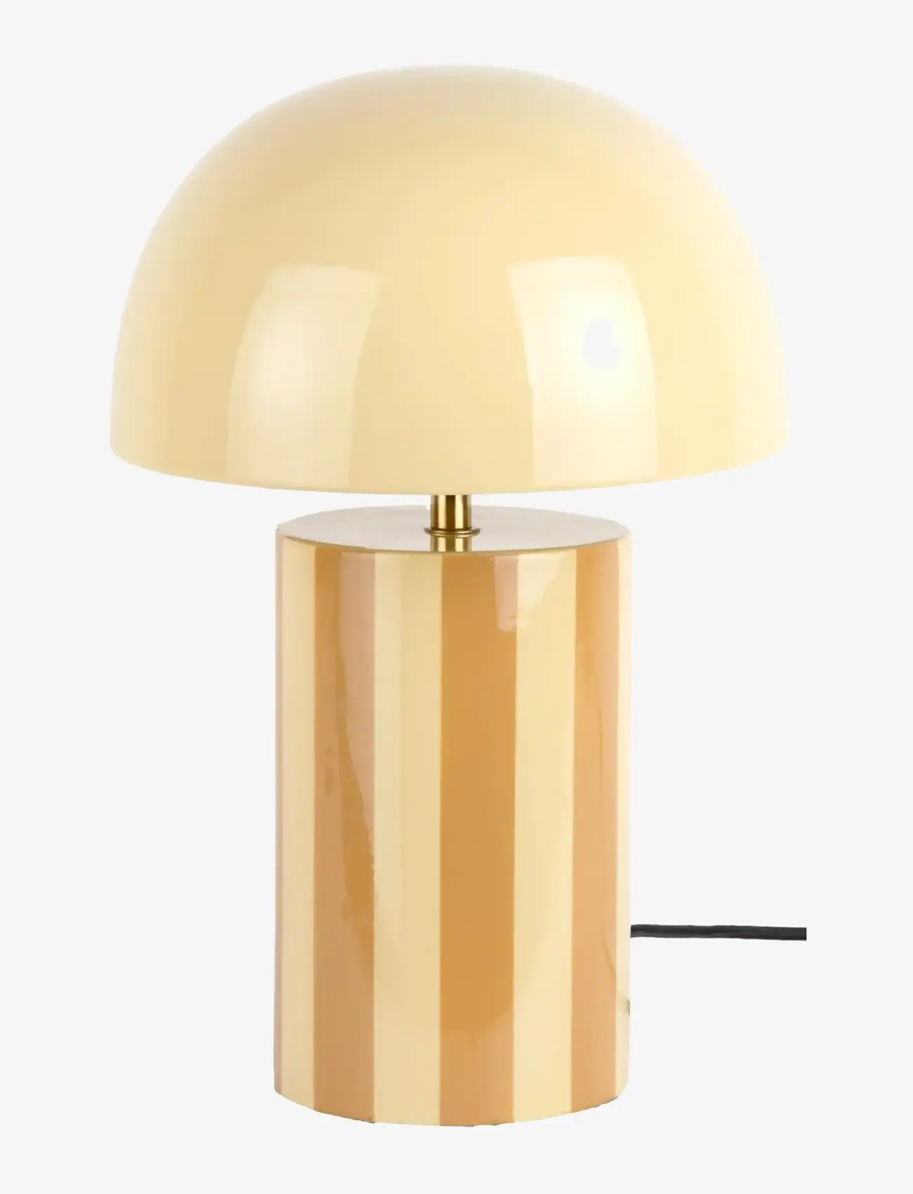 Leitmotiv - Table Lamp Rayado - laualambid - ochre yellow and soft yellow - 0
