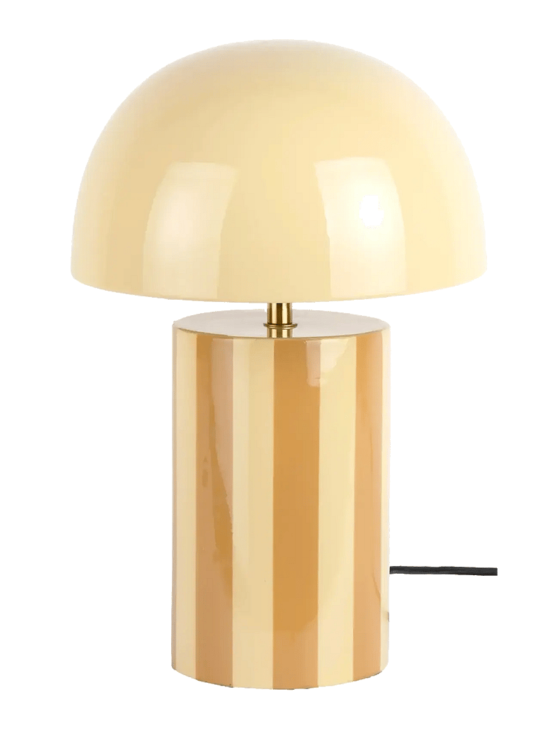 Leitmotiv - Table Lamp Rayado - laualambid - ochre yellow and soft yellow - 0