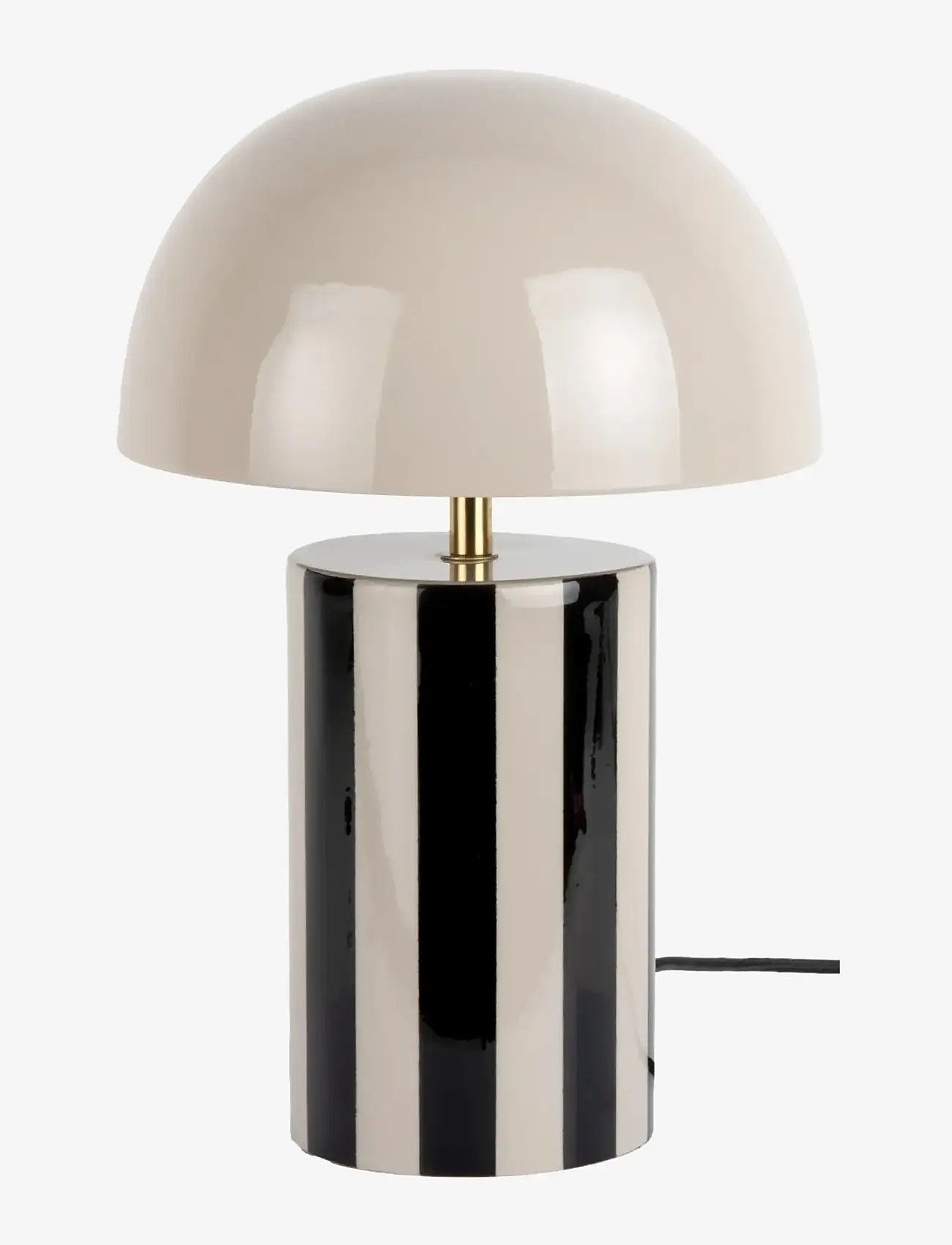 Leitmotiv - Table Lamp Rayado - schreibtisch- & tischlampen - black and warm grey - 0