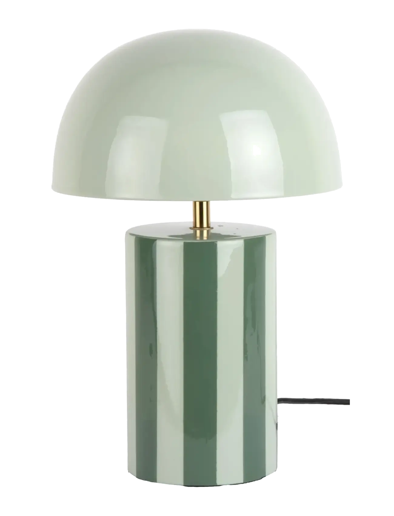 Leitmotiv Table Lamp Rayado, H34 cm, Lamps, Grün - Homeware