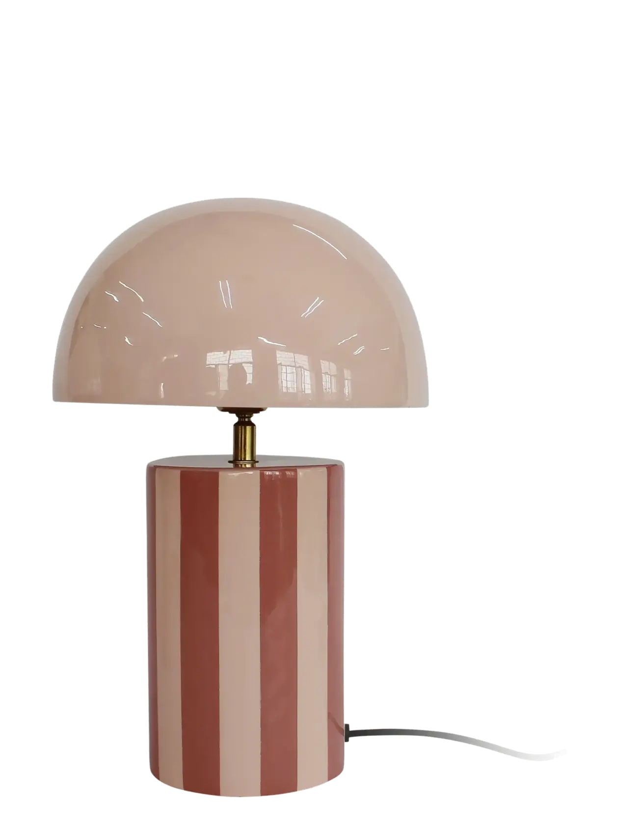 Leitmotiv Table Lamp Rayado, H34 cm, Lamps, Mehrfarbig/gemustert - Homeware