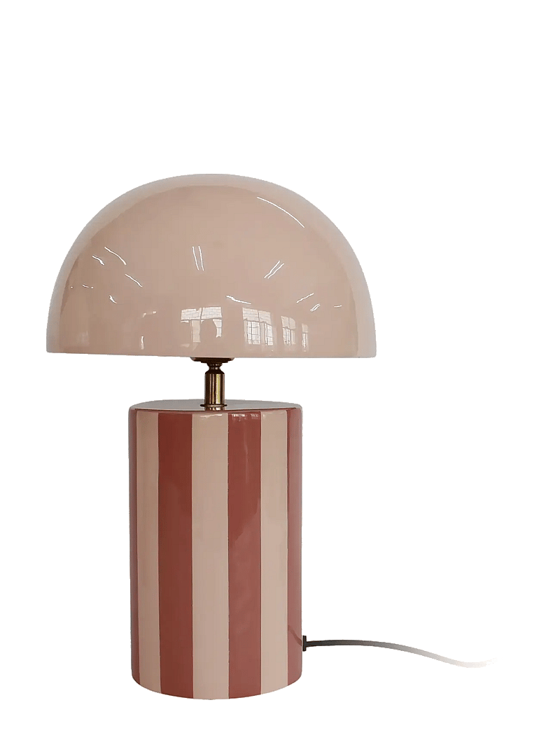 Leitmotiv - Table Lamp Rayado - schreibtisch- & tischlampen - rose tan and soft pink - 0