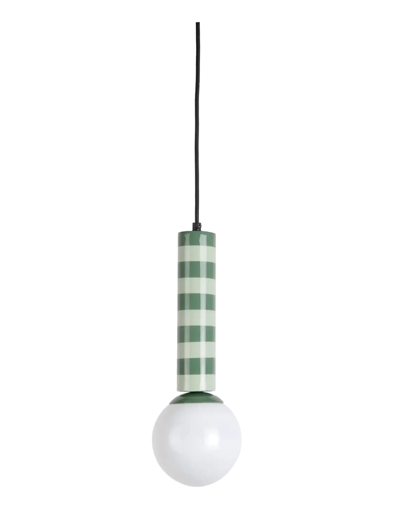Leitmotiv Pendant Lamp Rayado - Belysning - JUNGLE GREEN & GRAYED JADE / green