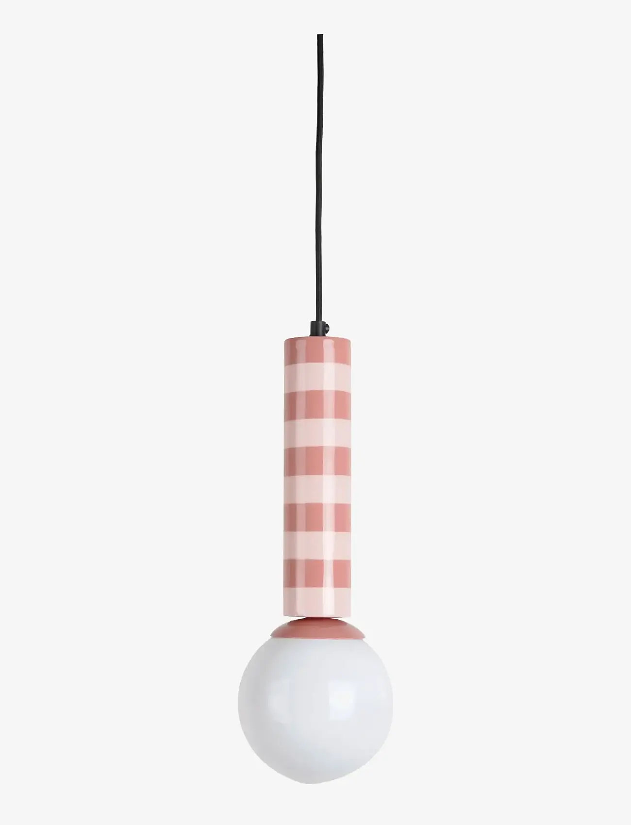 Leitmotiv - Pendant Lamp Rayado - taklampor - rose tan & soft pink - 1