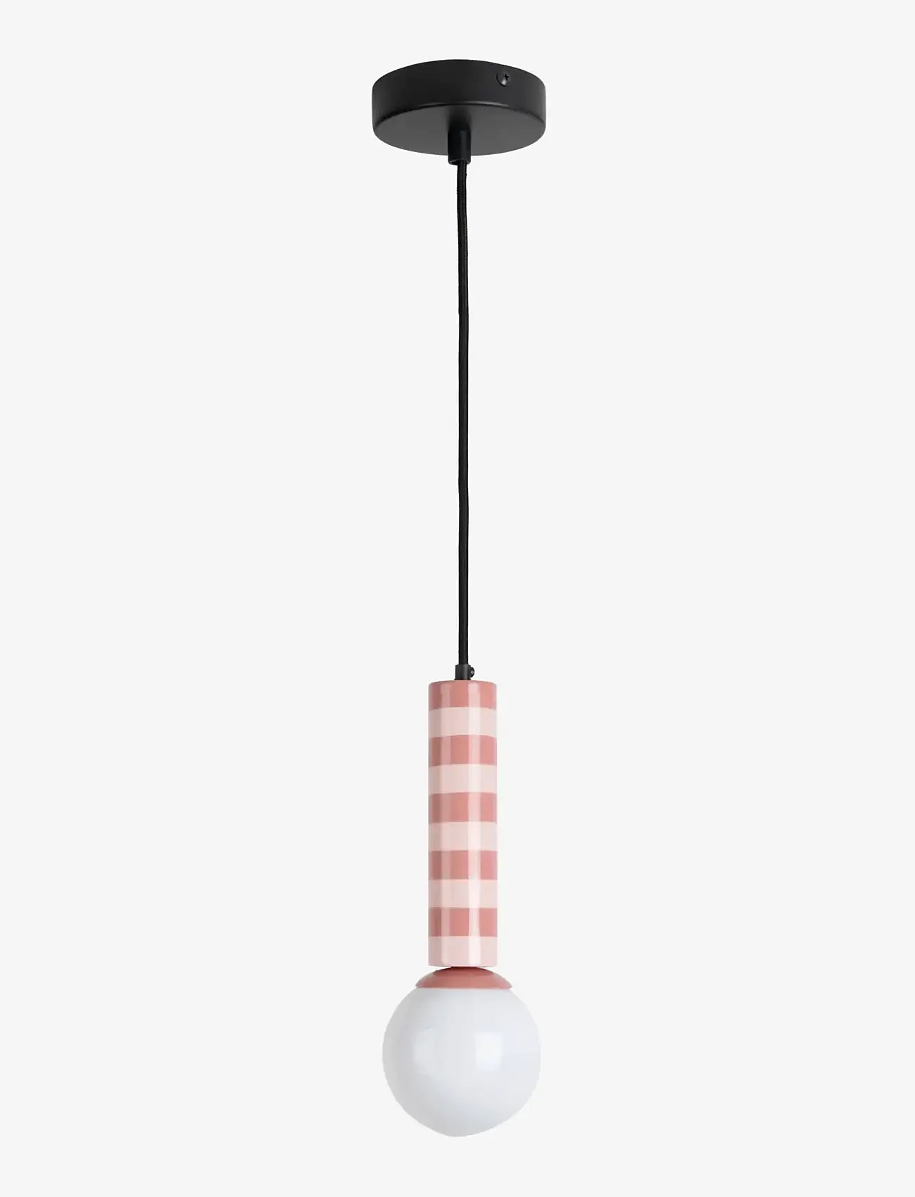Leitmotiv - Pendant Lamp Rayado - taklampor - rose tan & soft pink - 2