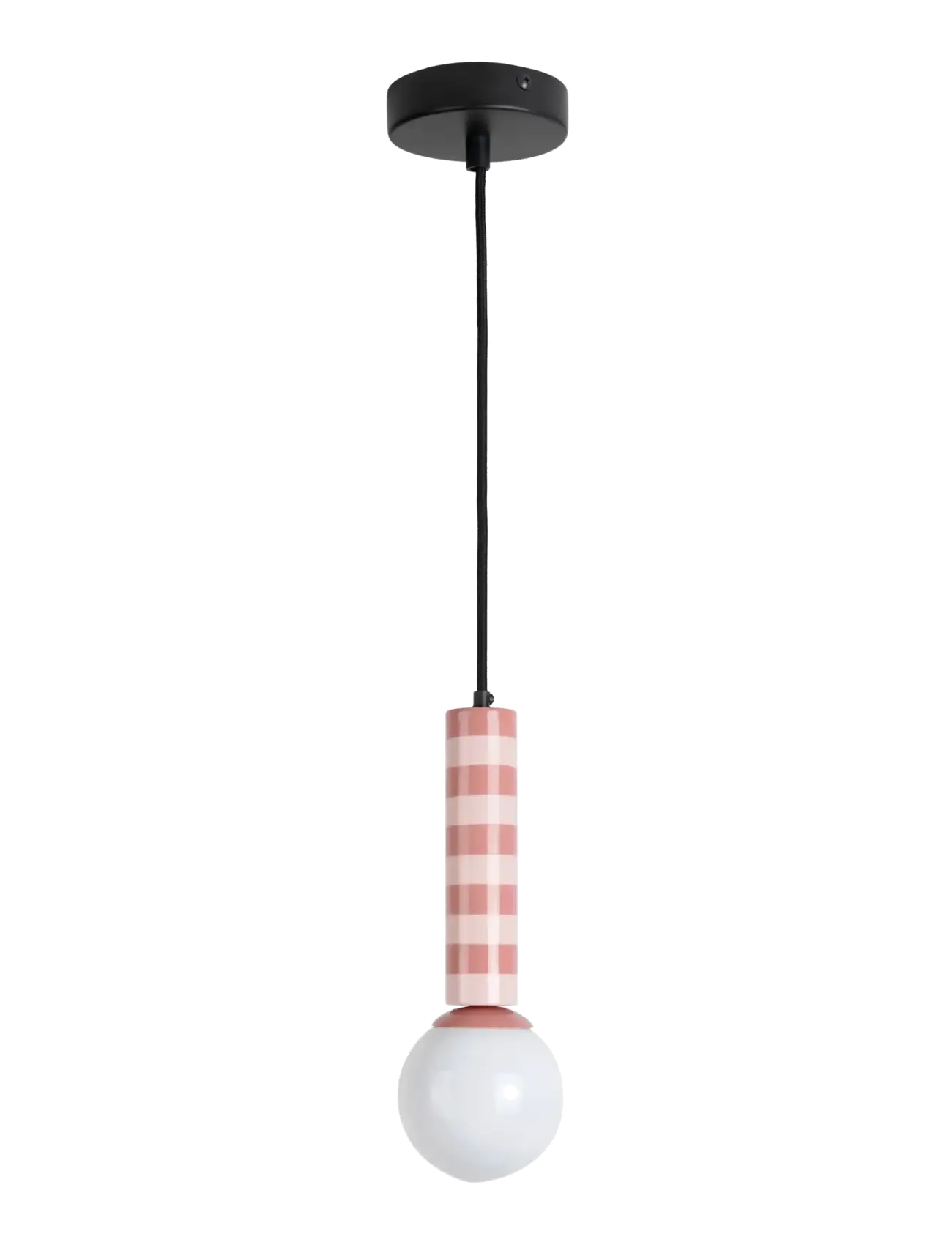 Leitmotiv - Pendant Lamp Rayado - loftslamper - rose tan & soft pink - 2