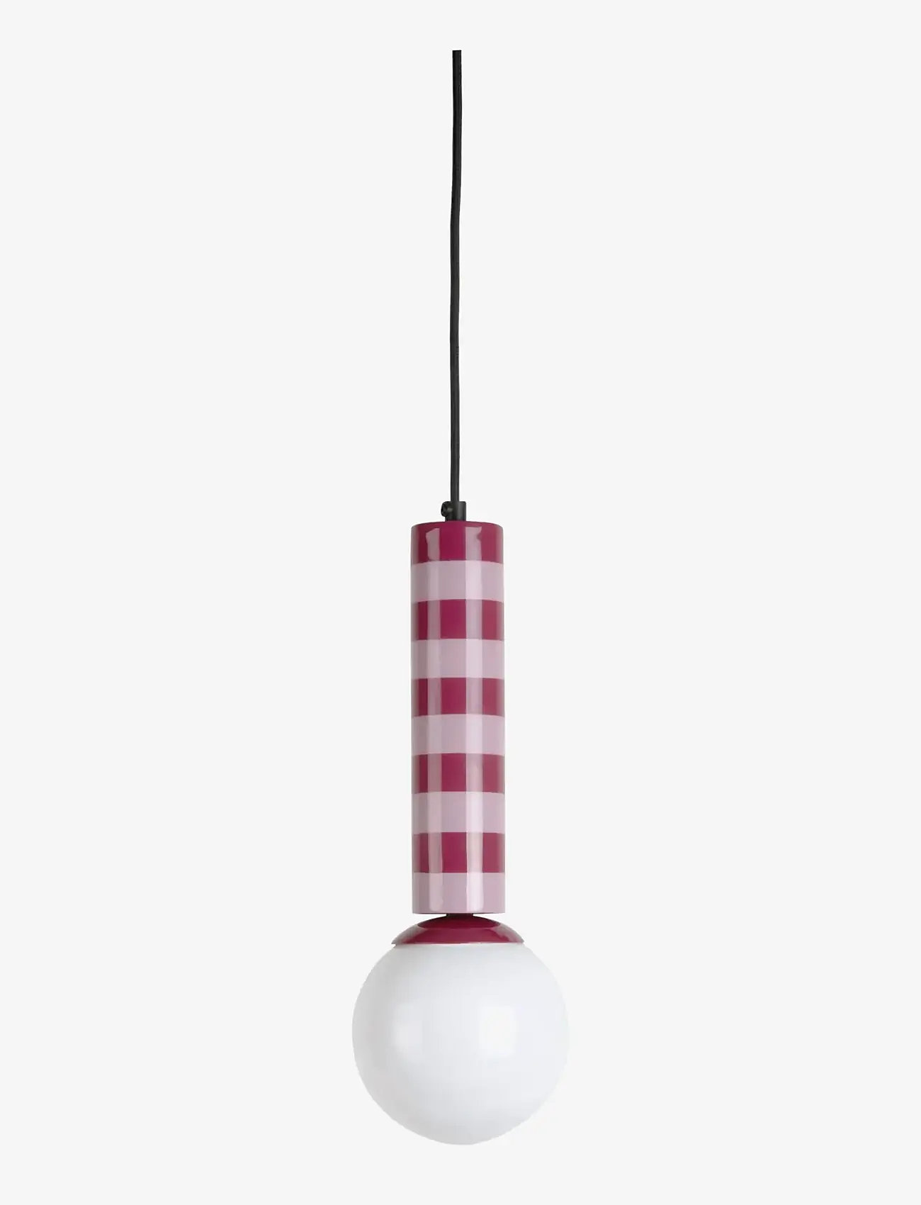 Leitmotiv - Pendant Lamp Rayado - taklampor - dark mauve & soft lavender - 1