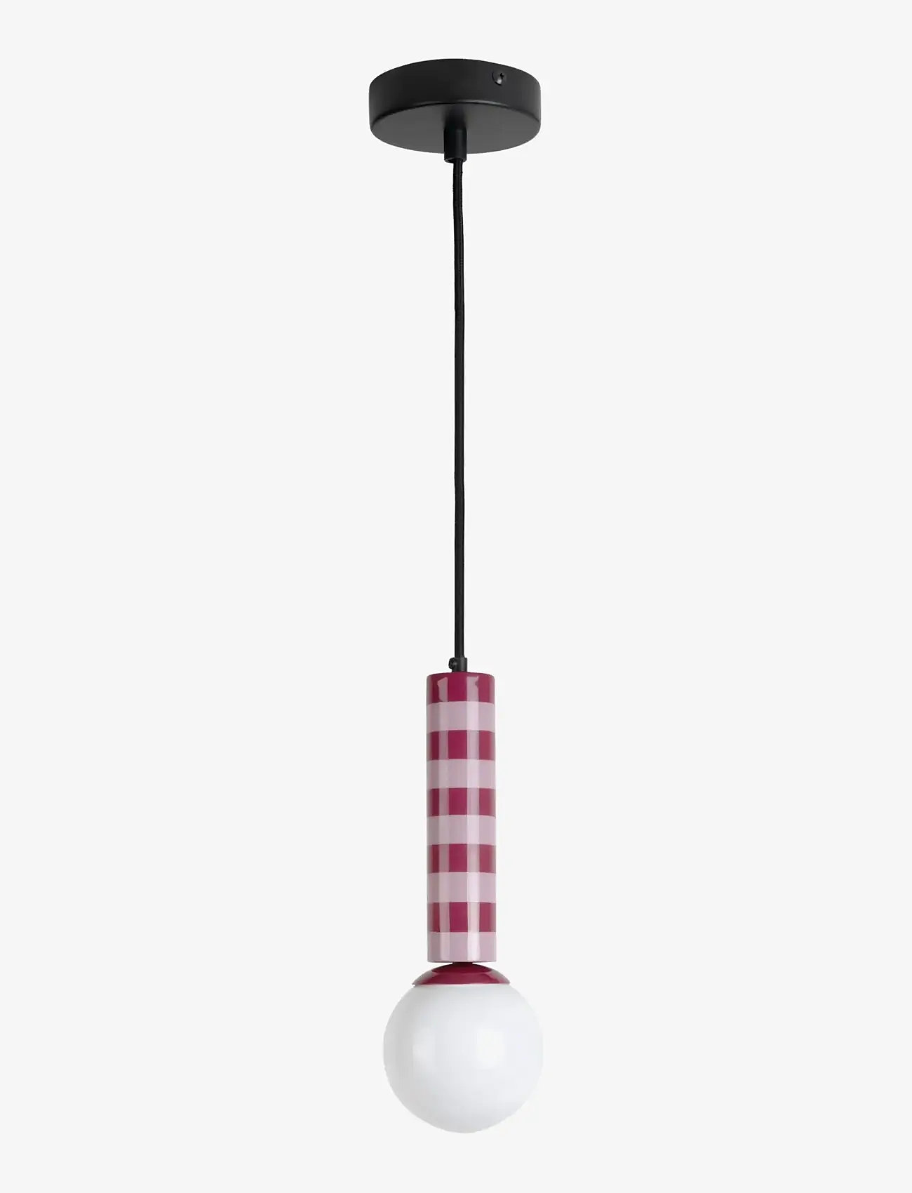 Leitmotiv - Pendant Lamp Rayado - taklampor - dark mauve & soft lavender - 2