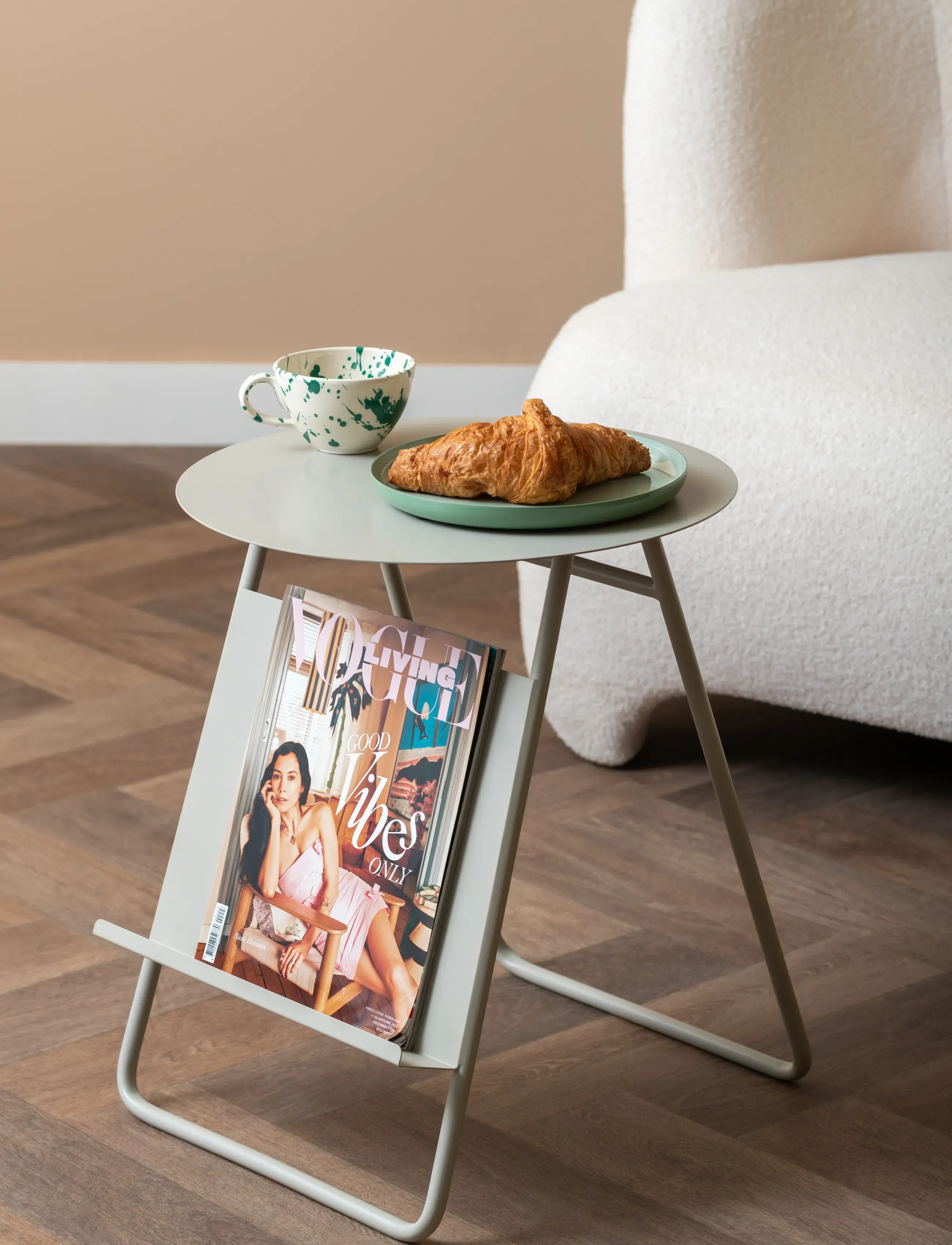 Leitmotiv Side Table Esencia, H48 cm, Grey, Borde > Sideborde Og Små Borde, Unisex
