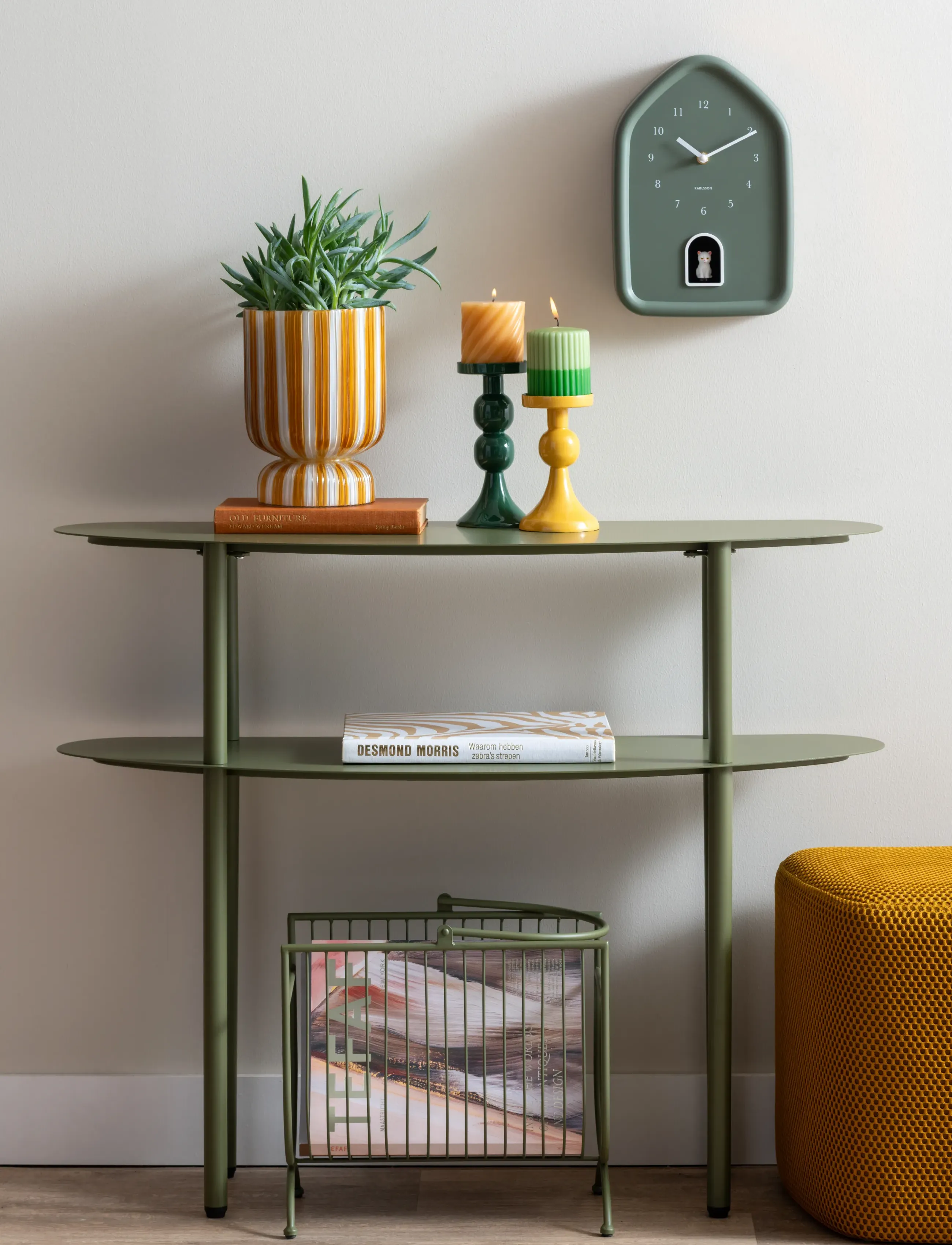 Leitmotiv - Console Table Riqueza - green - 3