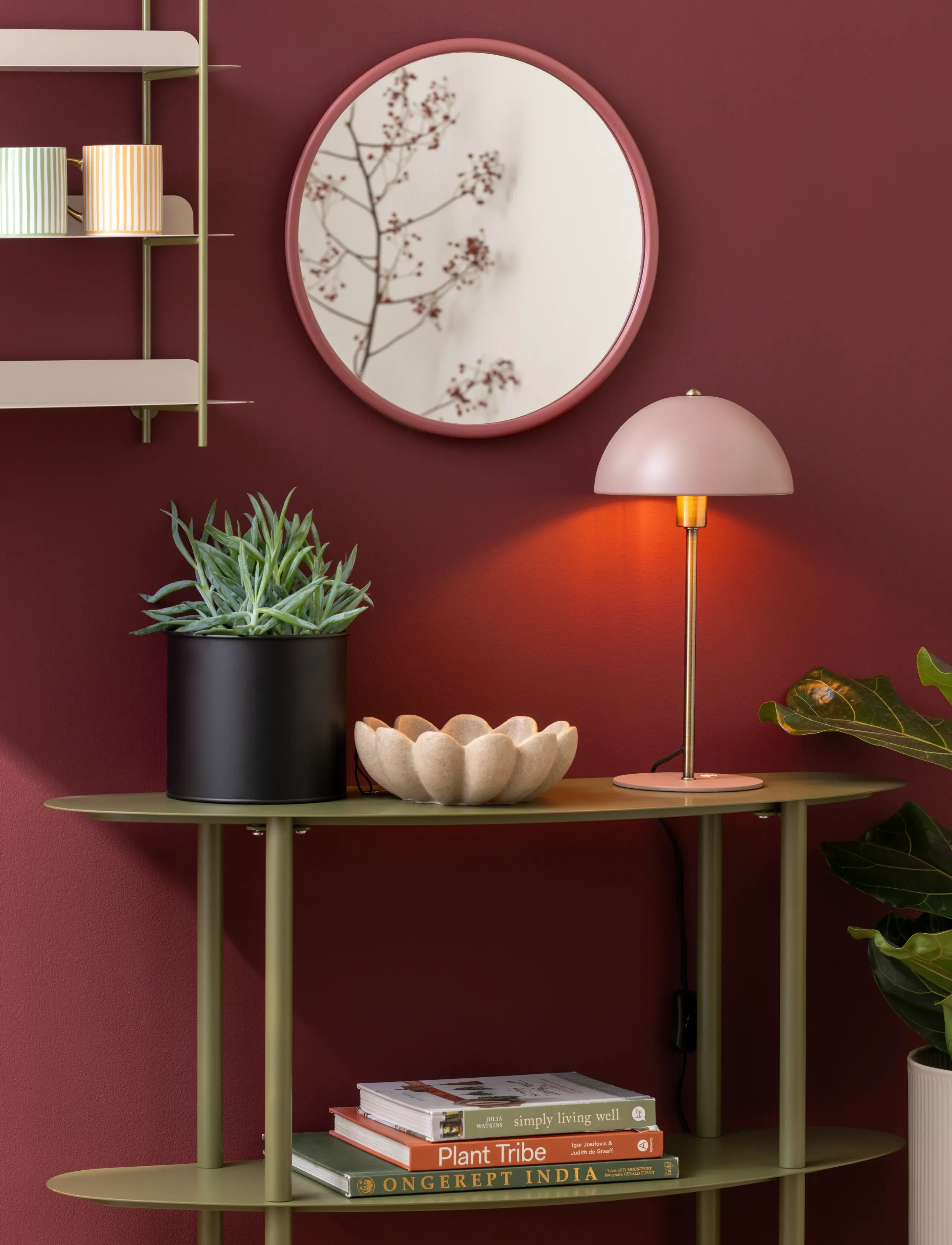 Leitmotiv Cabinet Riqueza, H82 cm, Khaki green, Borde > Sideborde Og Små Borde, Unisex