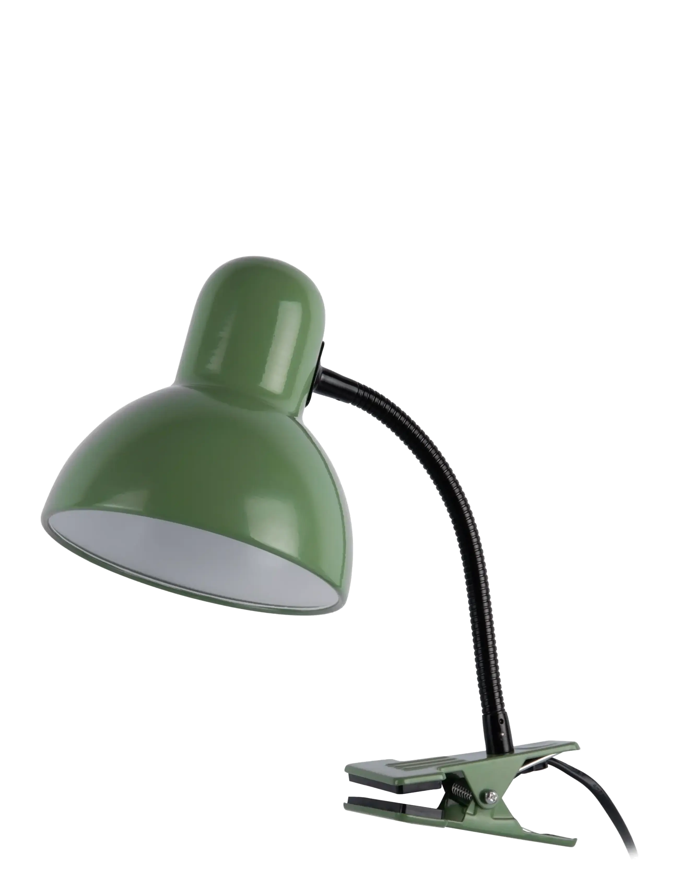 Leitmotiv Clip On Lamp New Retro, Bordlampe, Grøn, Str: Ø 14 CM
