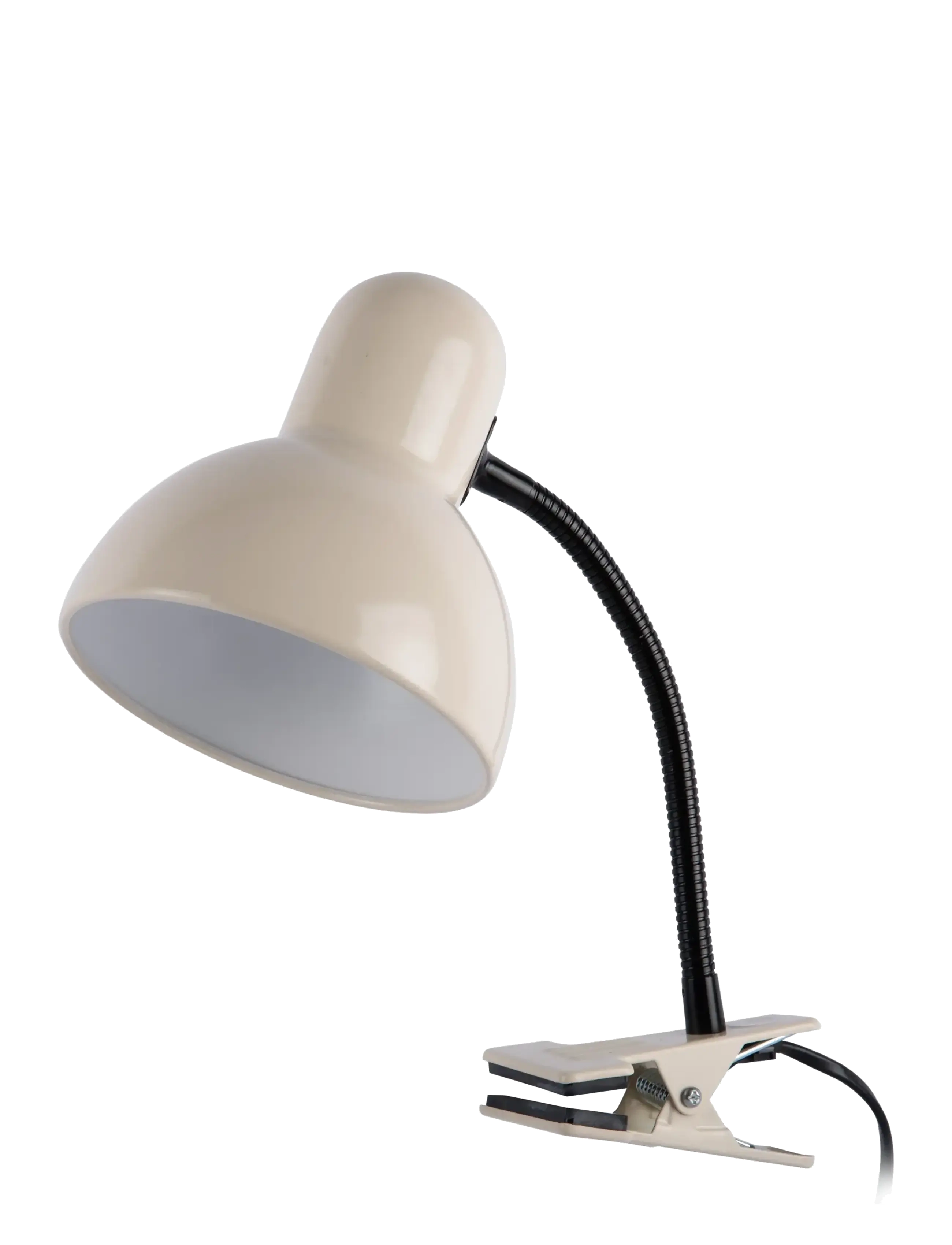 Leitmotiv Clip On Lamp New Retro, Bordlampe, Creme, Str: Ø 14 CM