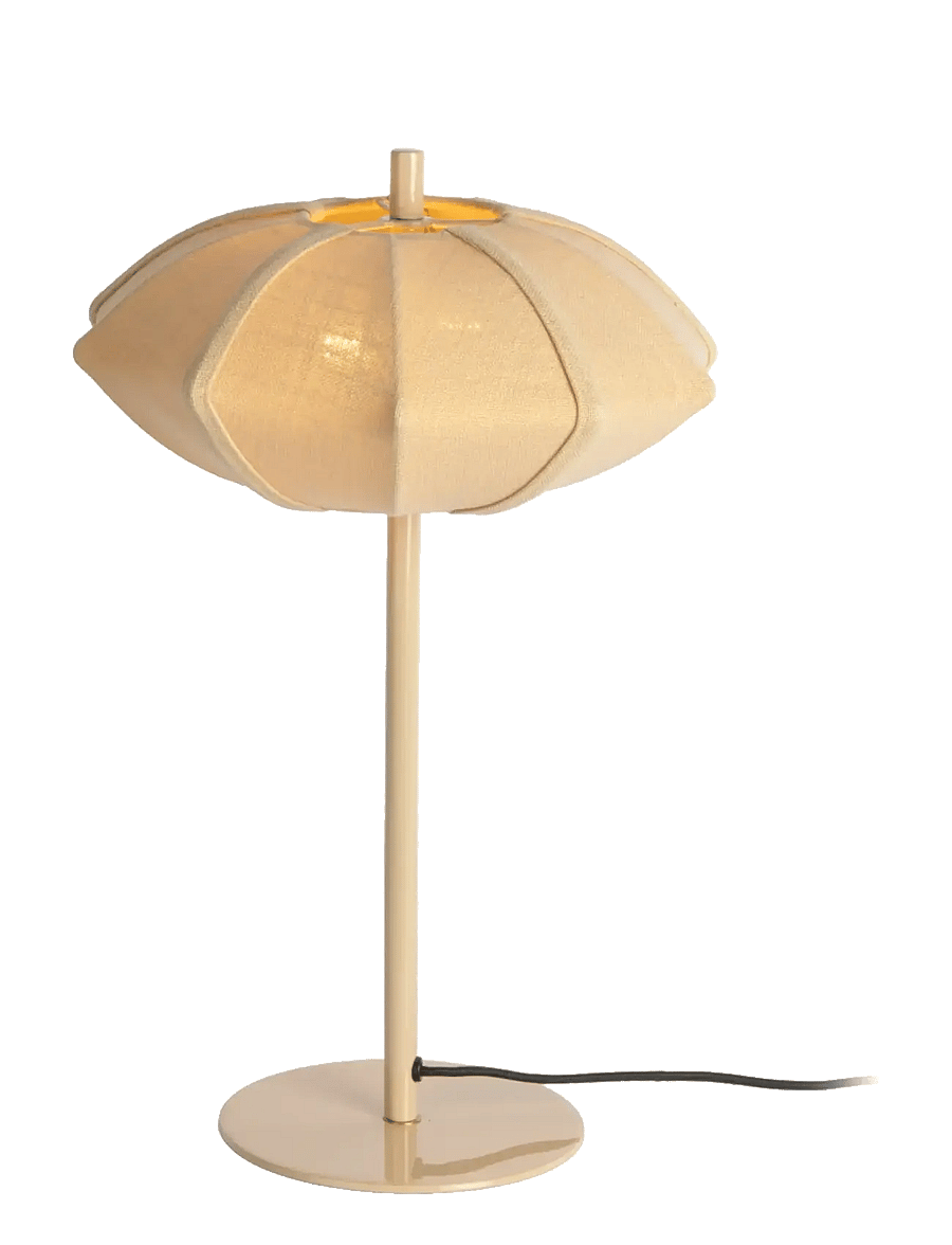 Leitmotiv - Table lamp Paris Disc - schreibtisch- & tischlampen - cream - 0