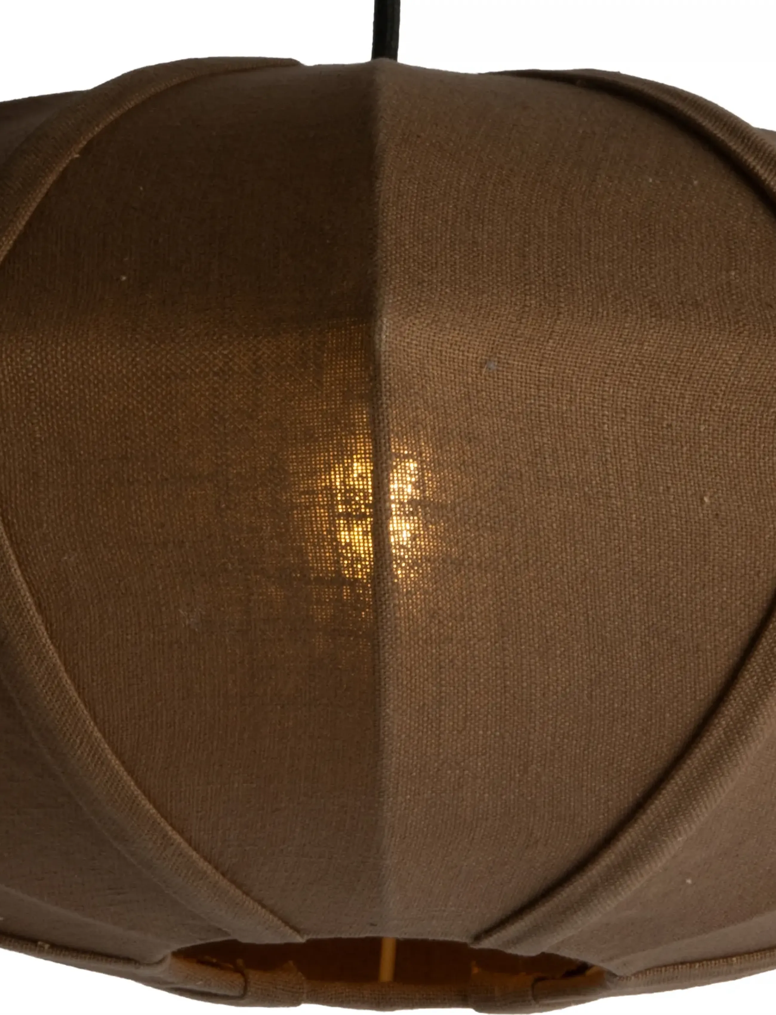 Leitmotiv - Pendant lamp Paris Disc - pendellampen - brown - 2