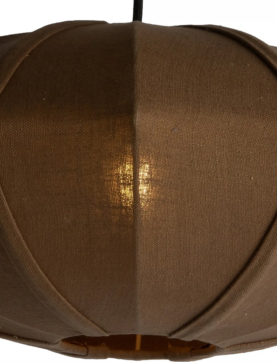 Leitmotiv - Pendant lamp Paris Disc - pendellampen - brown - 2
