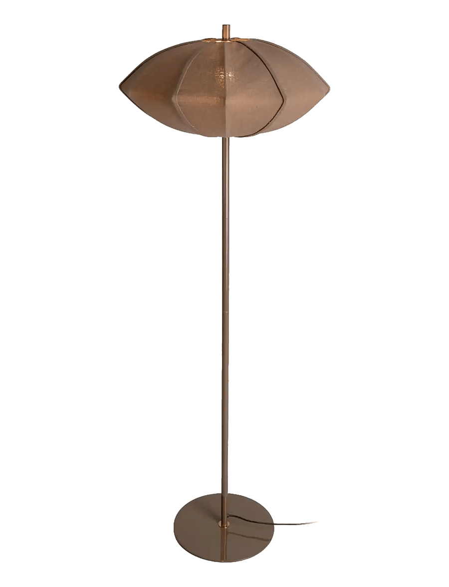 Leitmotiv - Floor lamp Paris Disc - põrandalambid - brown - 0