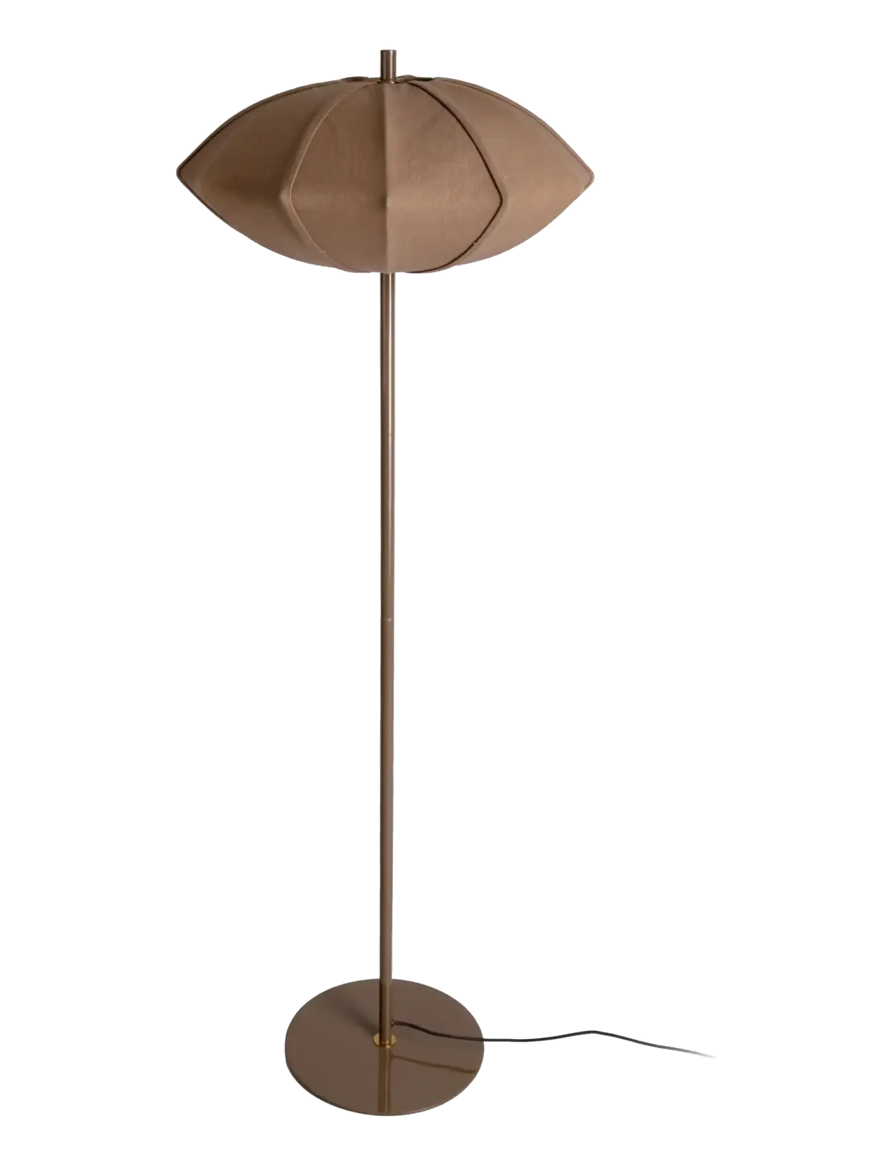 Leitmotiv - Floor lamp Paris Disc - stehlampen - brown - 1