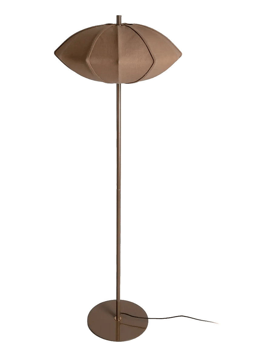 Leitmotiv - Floor lamp Paris Disc - põrandalambid - brown - 1