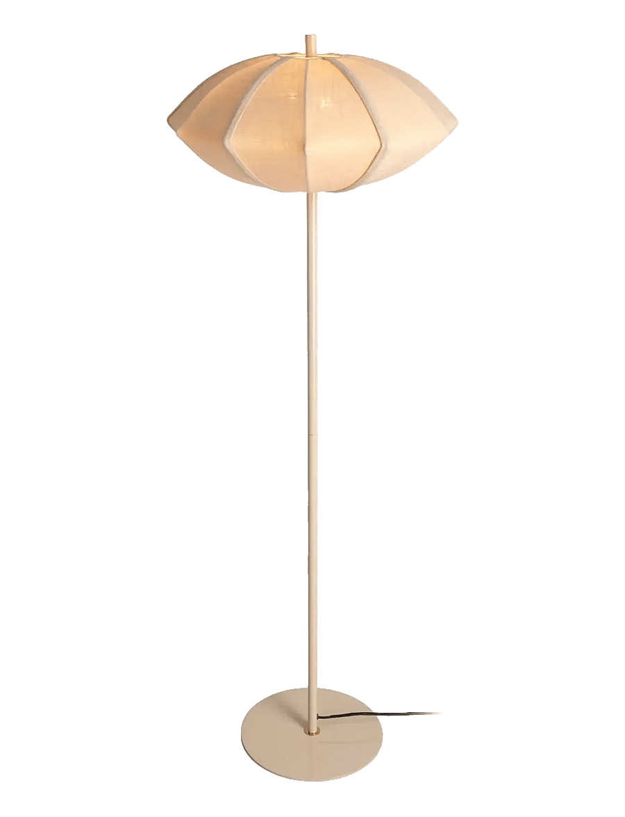 Leitmotiv - Floor lamp Paris Disc - põrandalambid - cream - 0