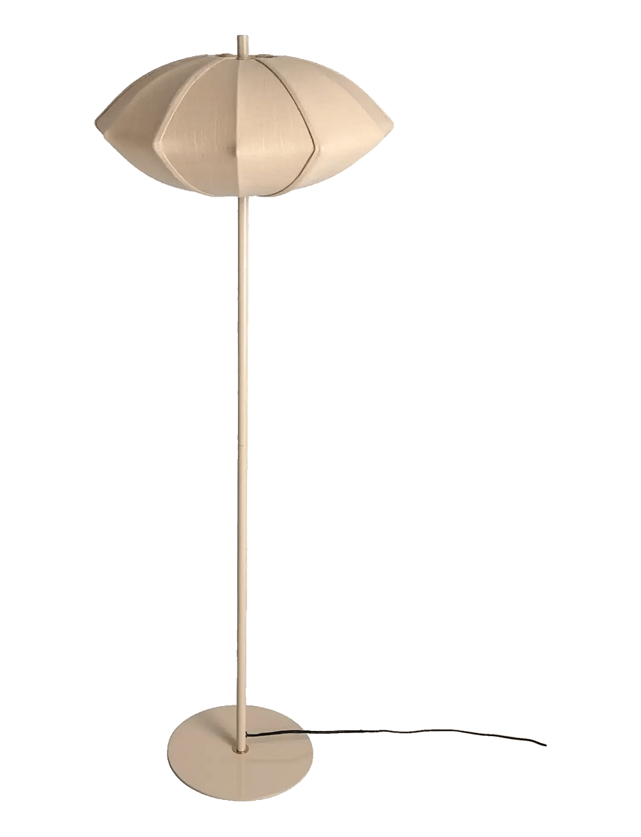 Leitmotiv - Floor lamp Paris Disc - põrandalambid - cream - 1