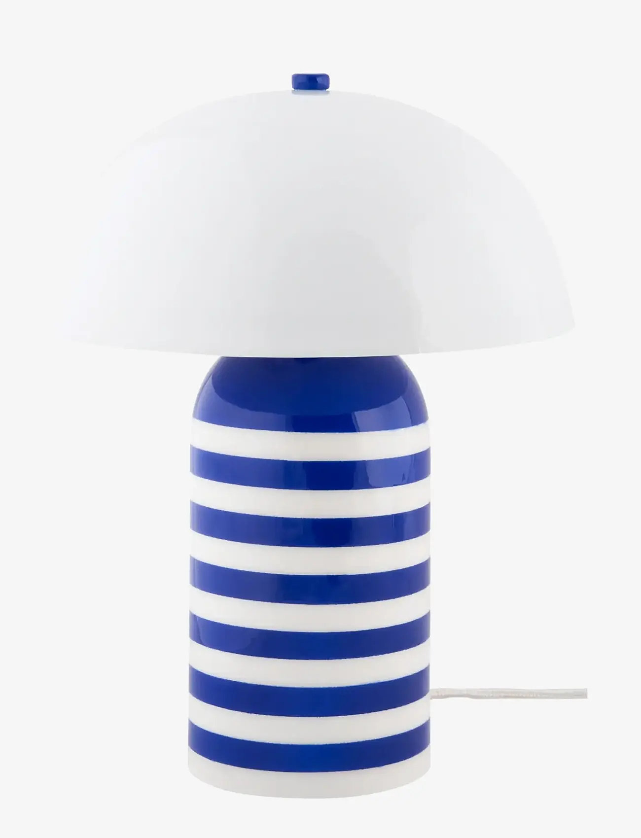 Leitmotiv - Table Lamp Rayado Retro - table lamps - blue/white - 1
